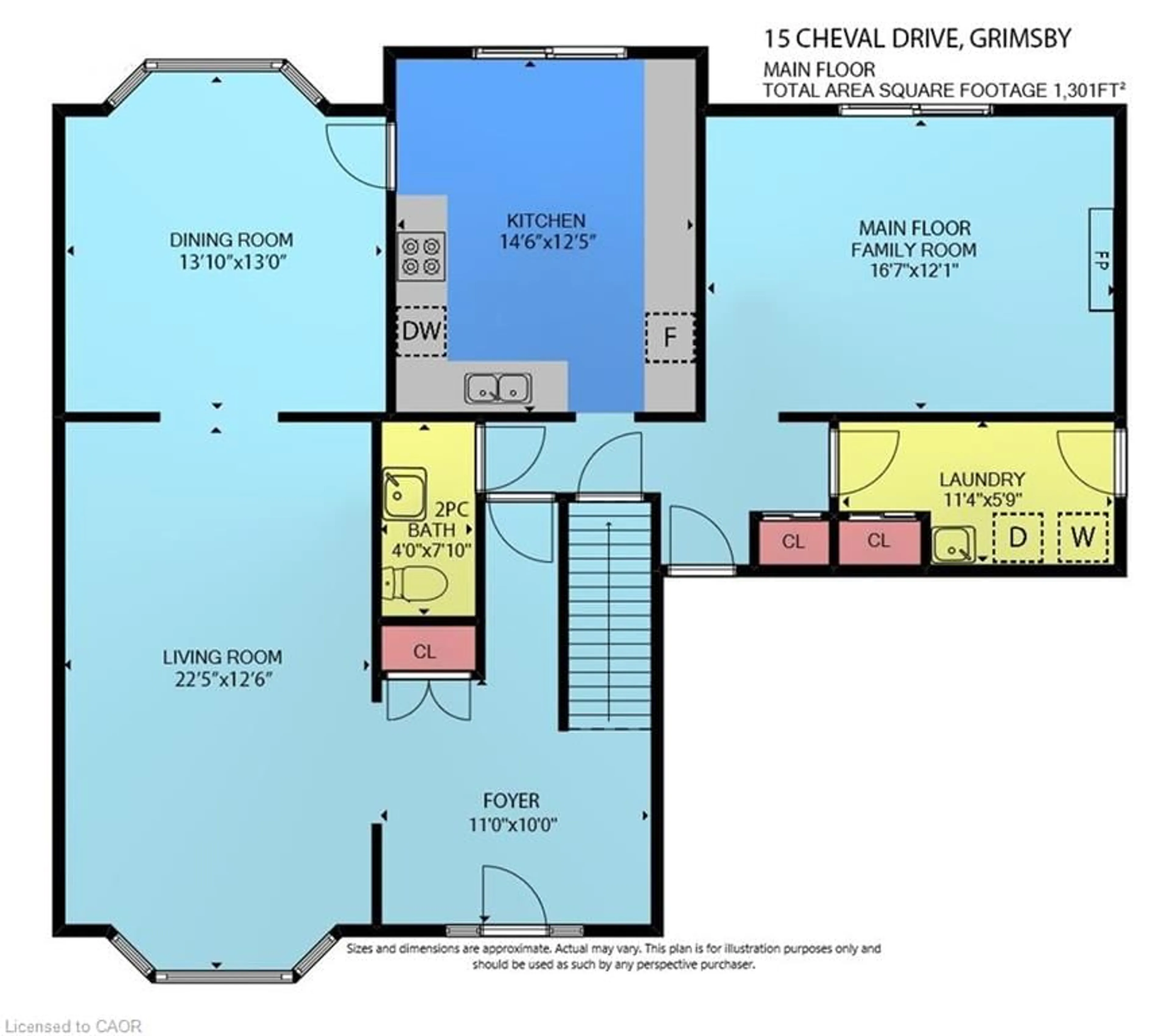 Floor plan for 15 Cheval Dr, Grimsby Ontario L3M 4P3