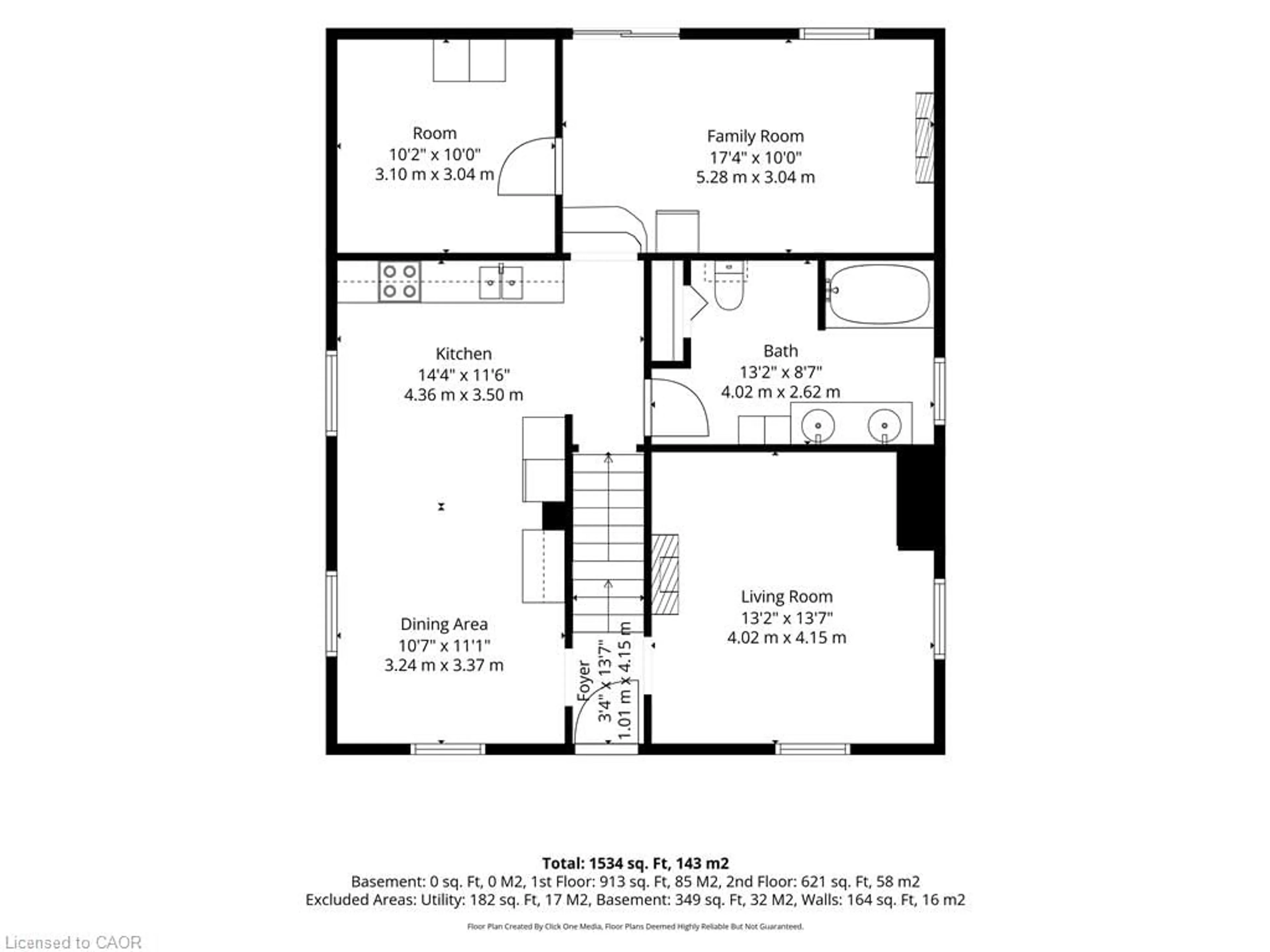 Floor plan for 788 Laurel St, Cambridge Ontario N3H 3Z4
