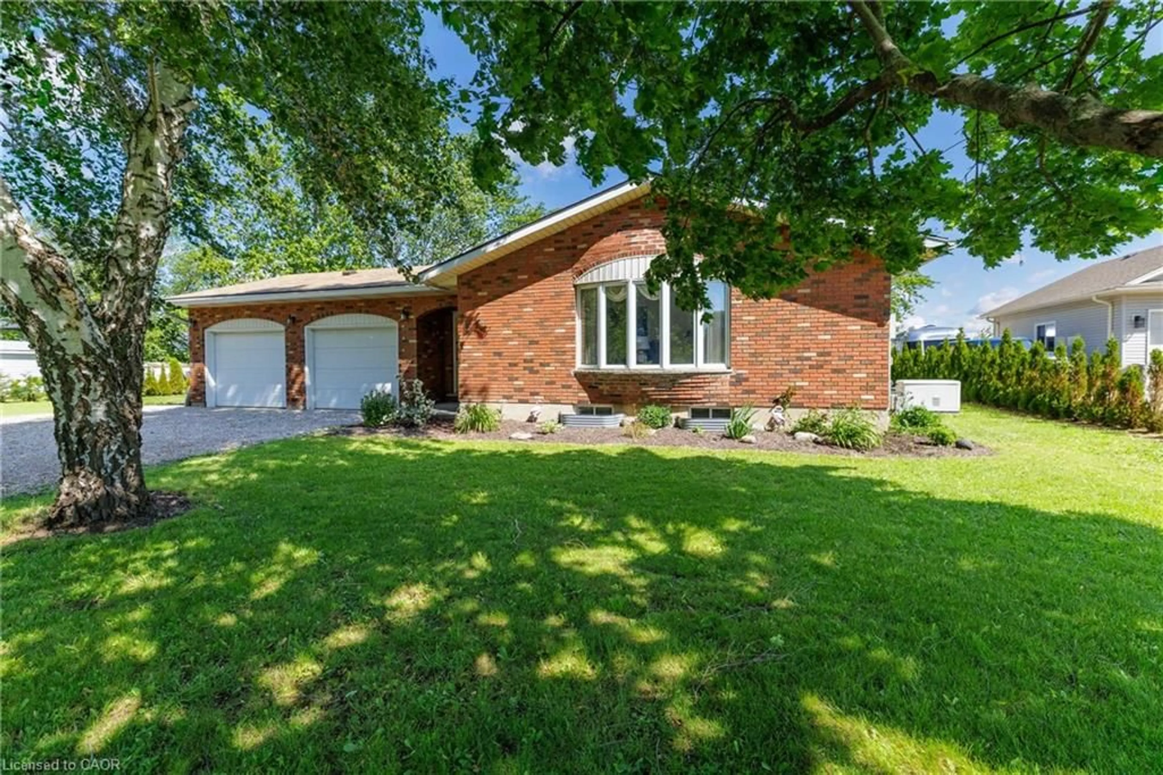 Home with brick exterior material, street for 6155 Rainham Rd, Dunnville Ontario N1A 2W8