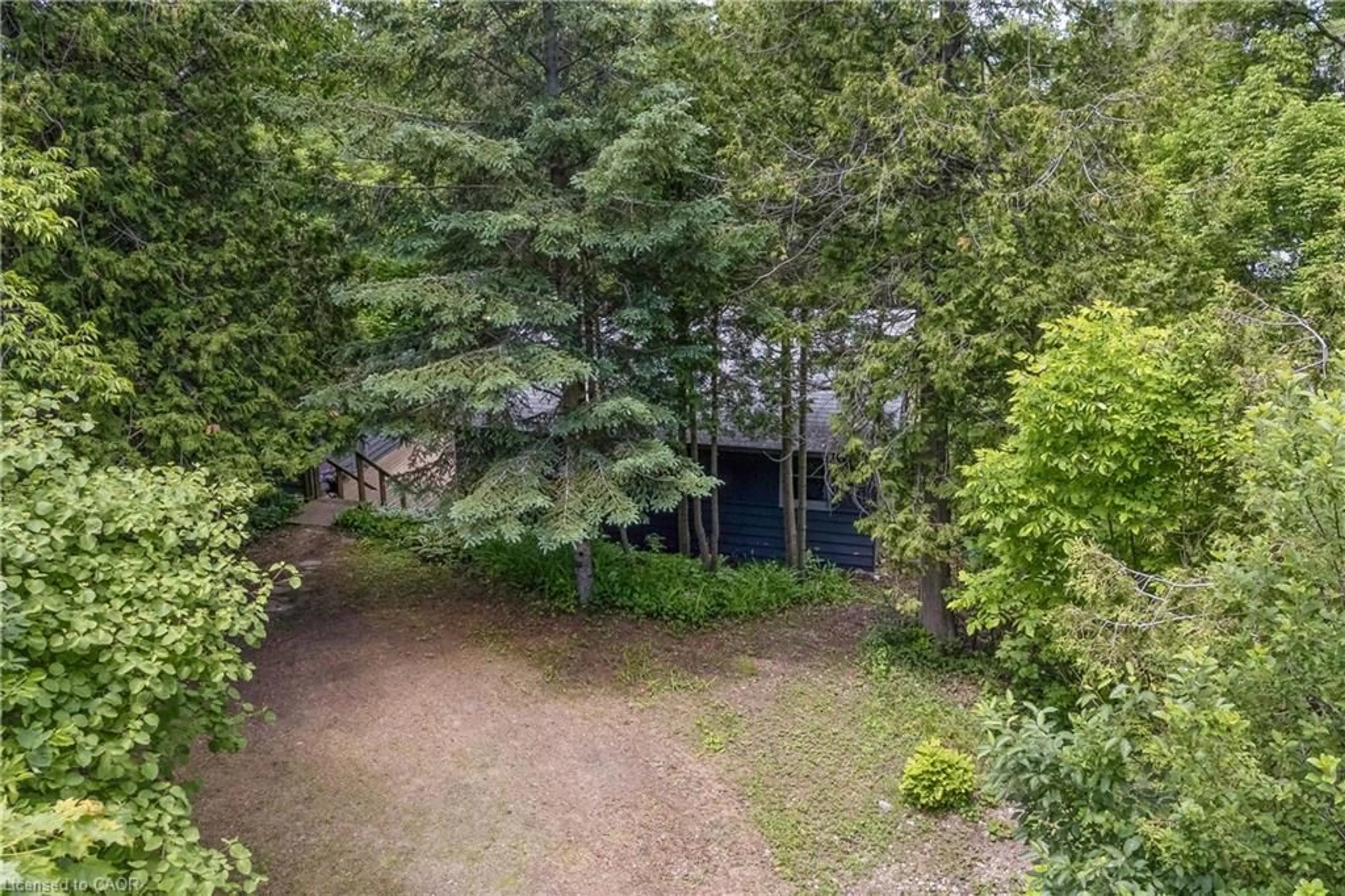 A pic from outside/outdoor area/front of a property/back of a property/a pic from drone, forest/trees view for 264 Blanchfield Rd, Southampton Ontario N0H 2L0
