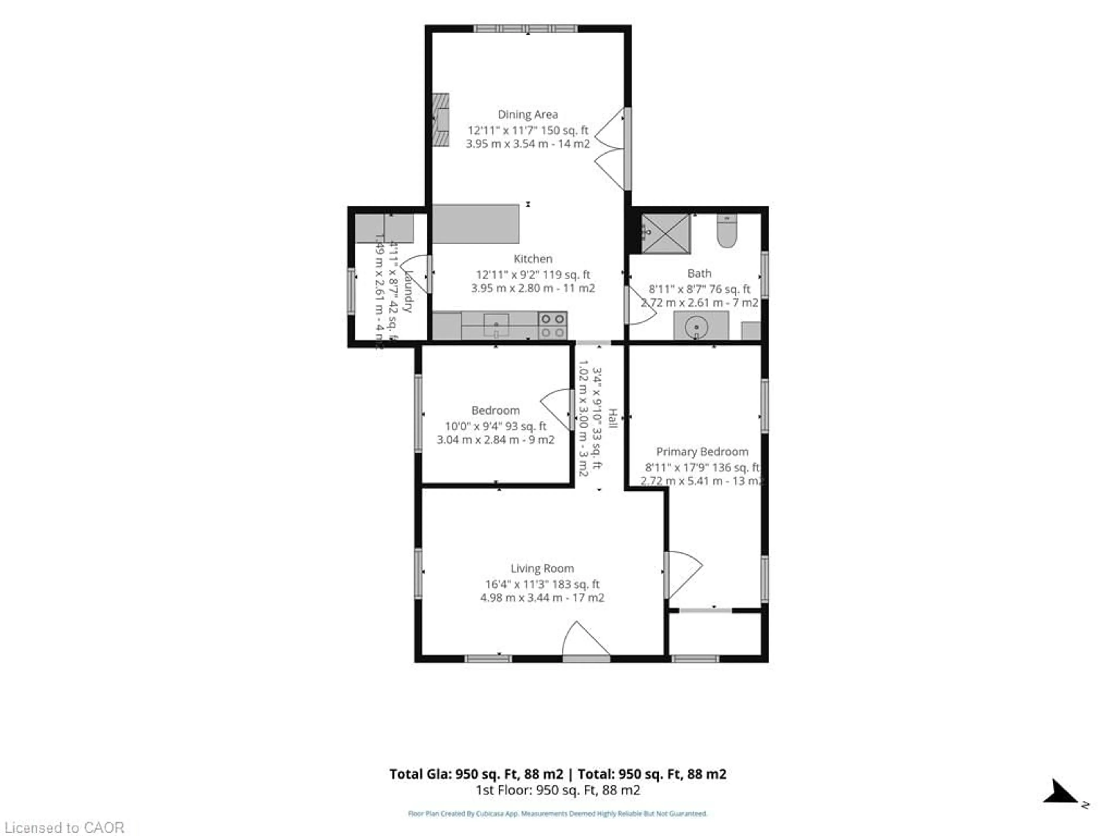 Floor plan for 122 Queen St, Ingersoll Ontario N5C 3A6