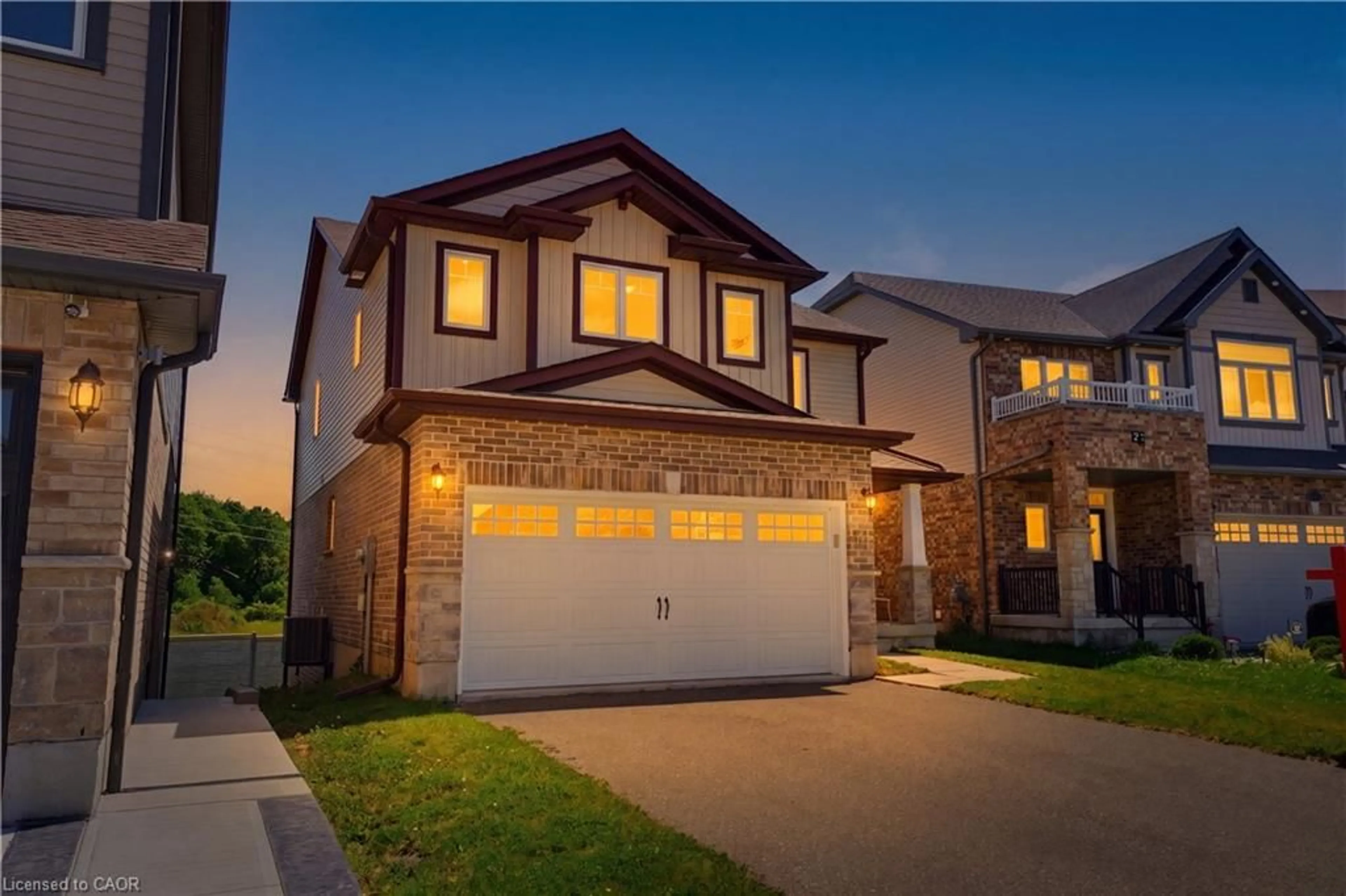 Home with brick exterior material, street for 47 Newcastle Crt, Kitchener Ontario N2R 0G7