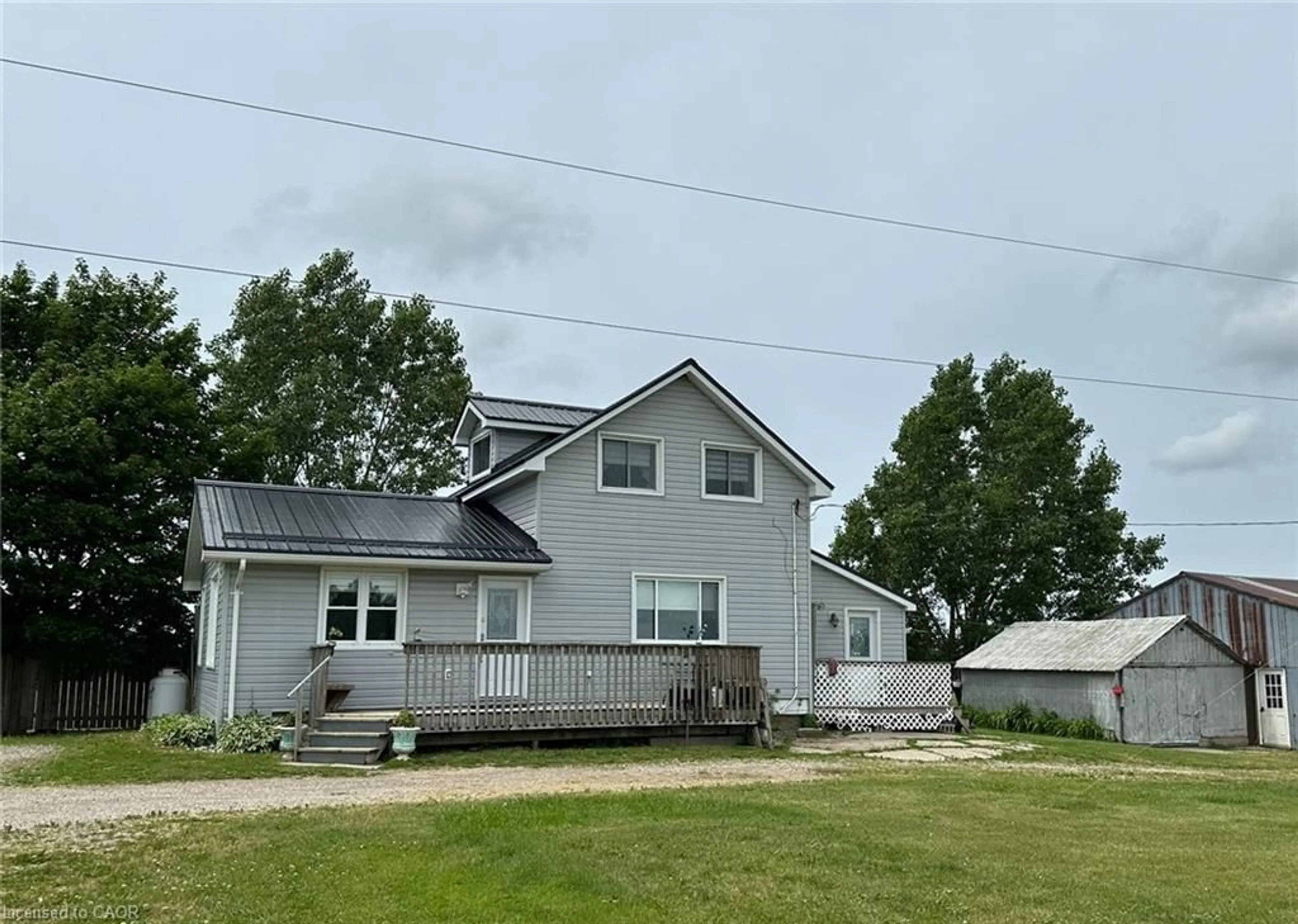 A pic from outside/outdoor area/front of a property/back of a property/a pic from drone, building for 1716 Bruce Rd 86, Lucknow Ontario N0G 2H0