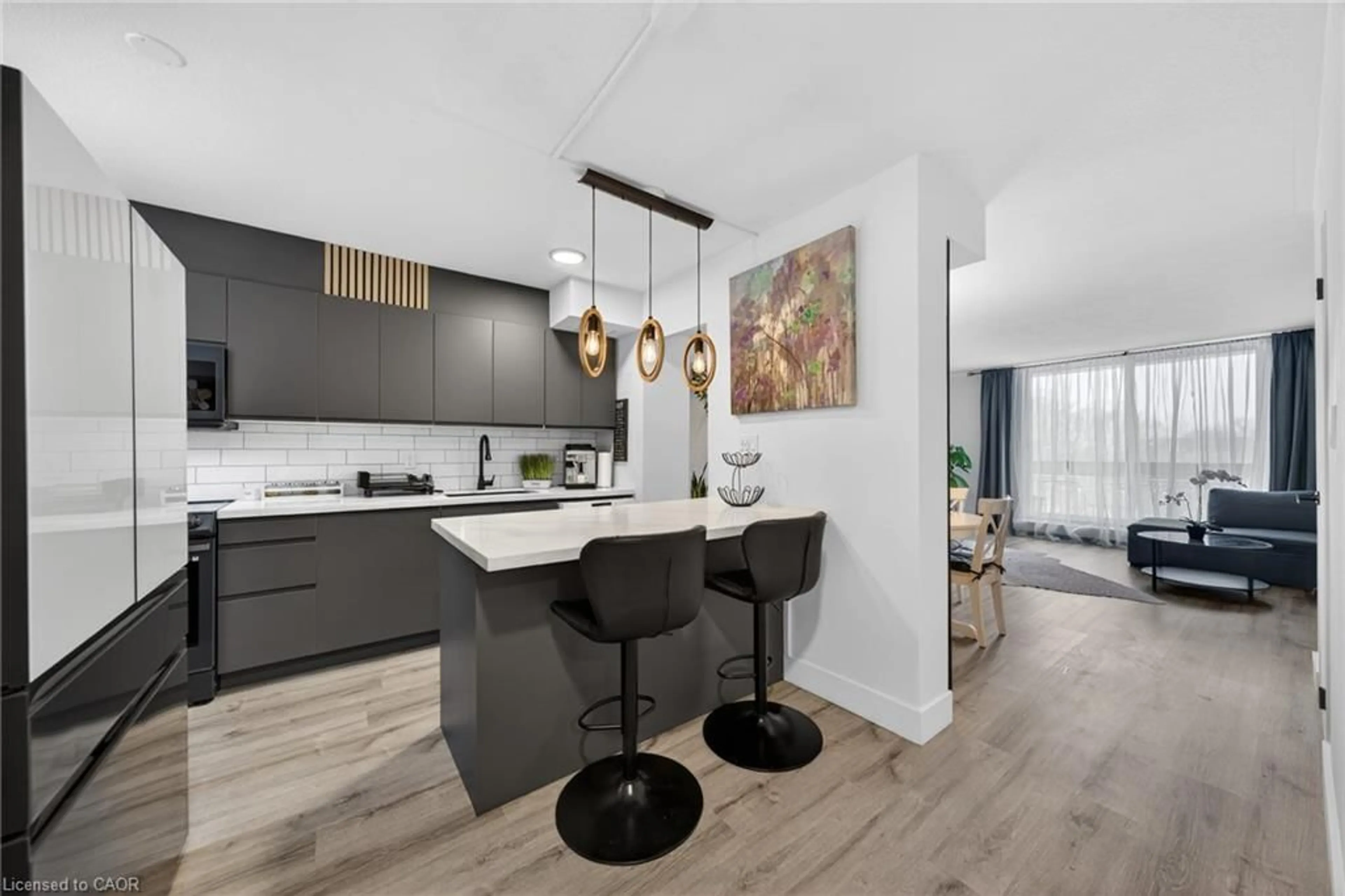 Open concept kitchen, unknown for 350 Quigley Rd #324, Hamilton Ontario L8K 5N2