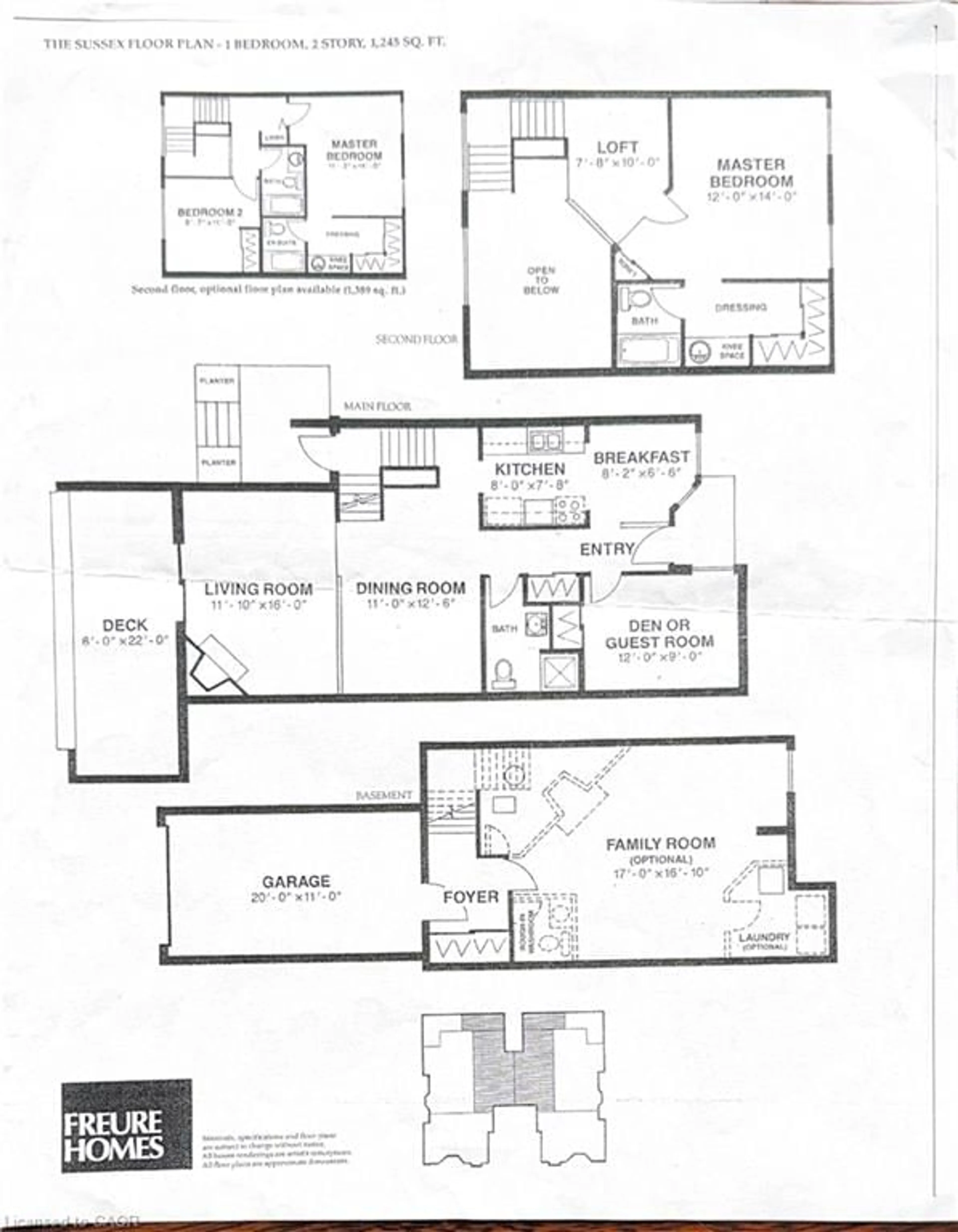Floor plan for 458 Beechwood Pl #3, Waterloo Ontario N2T 1Y9