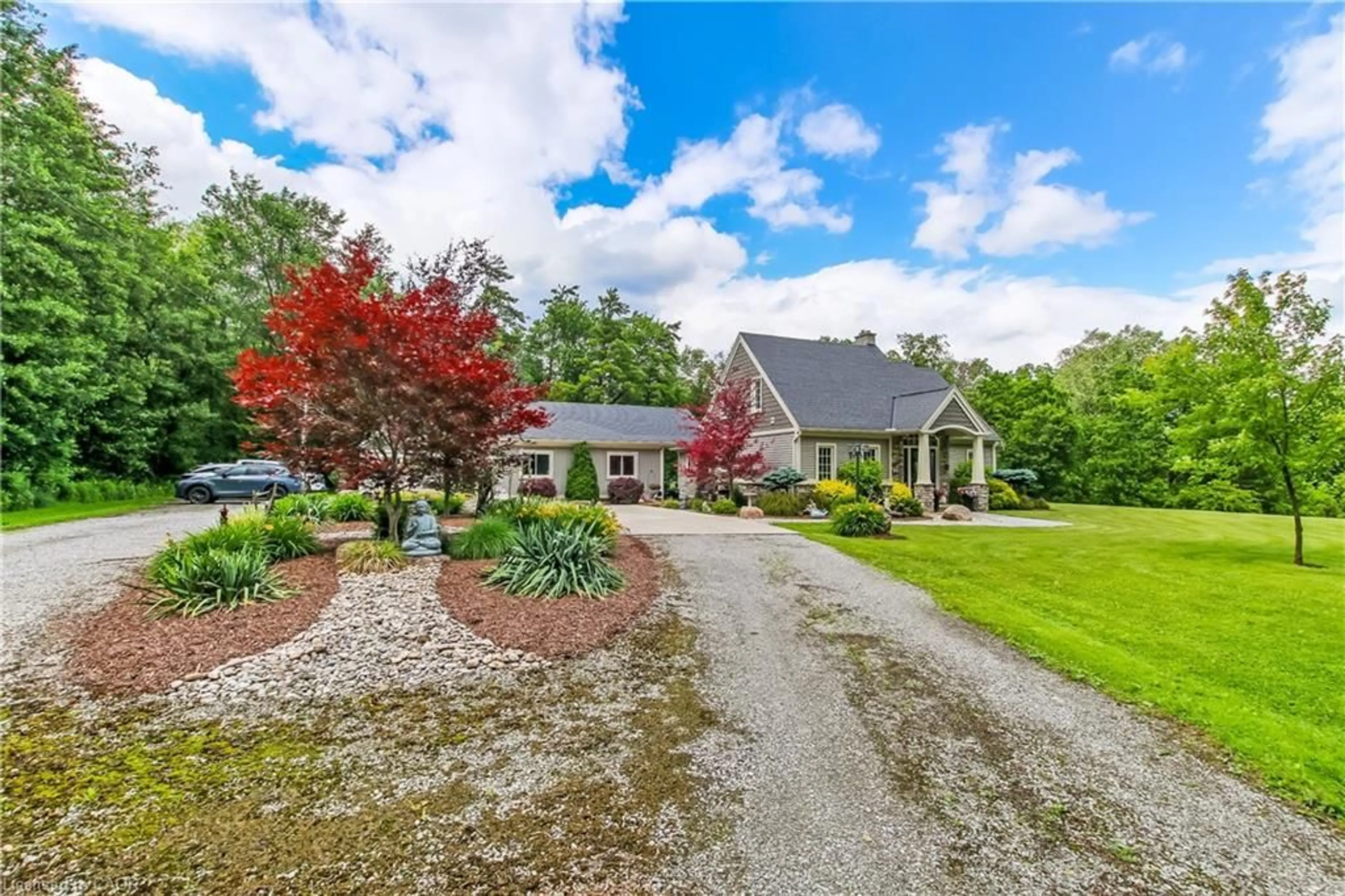 A pic from outside/outdoor area/front of a property/back of a property/a pic from drone, water/lake/river/ocean view for 59 Decou Rd, Simcoe Ontario N3Y 4K2