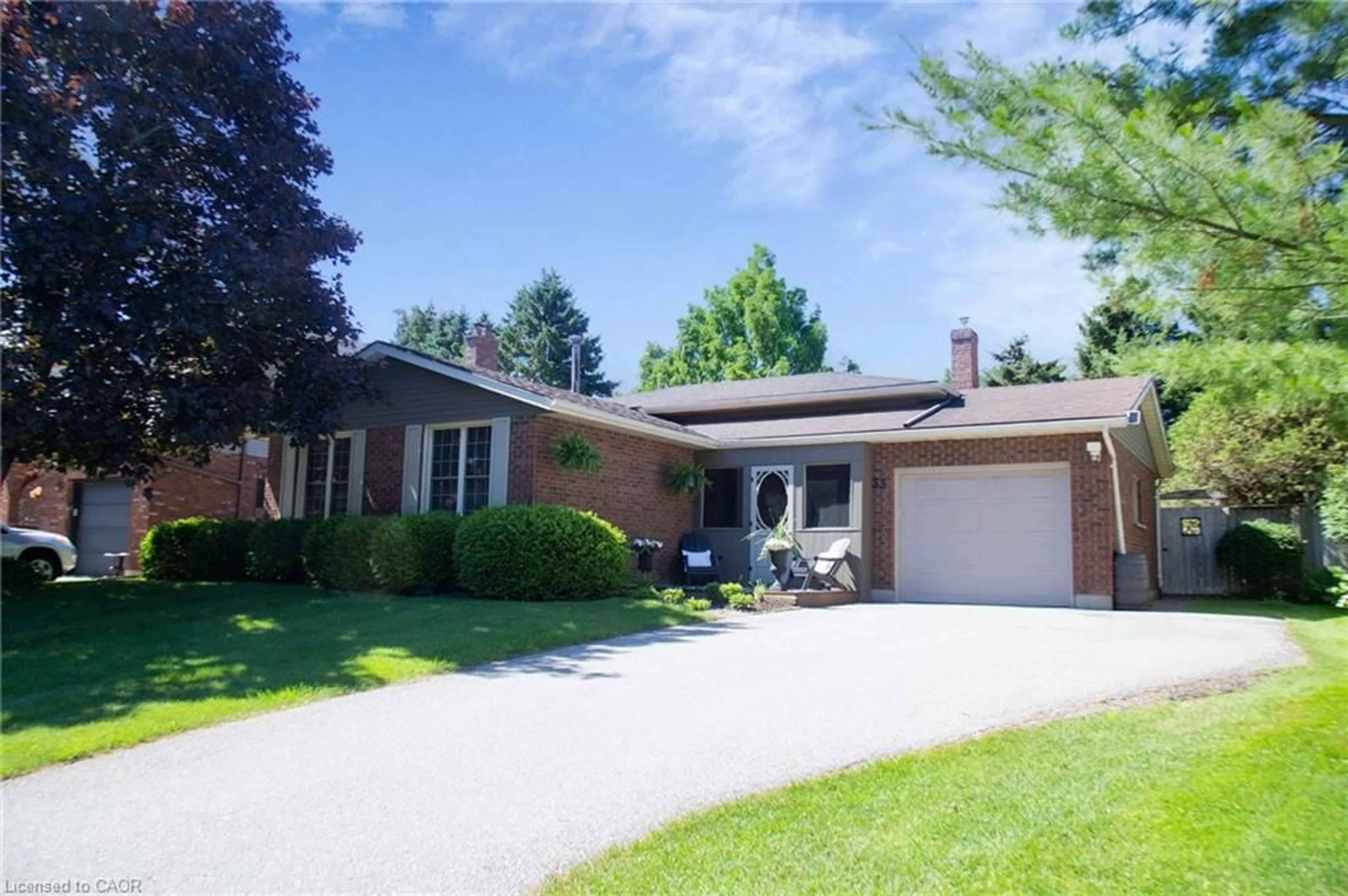 Home with brick exterior material, street for 33 Mergl Dr, Port Dover Ontario N0A 1N4