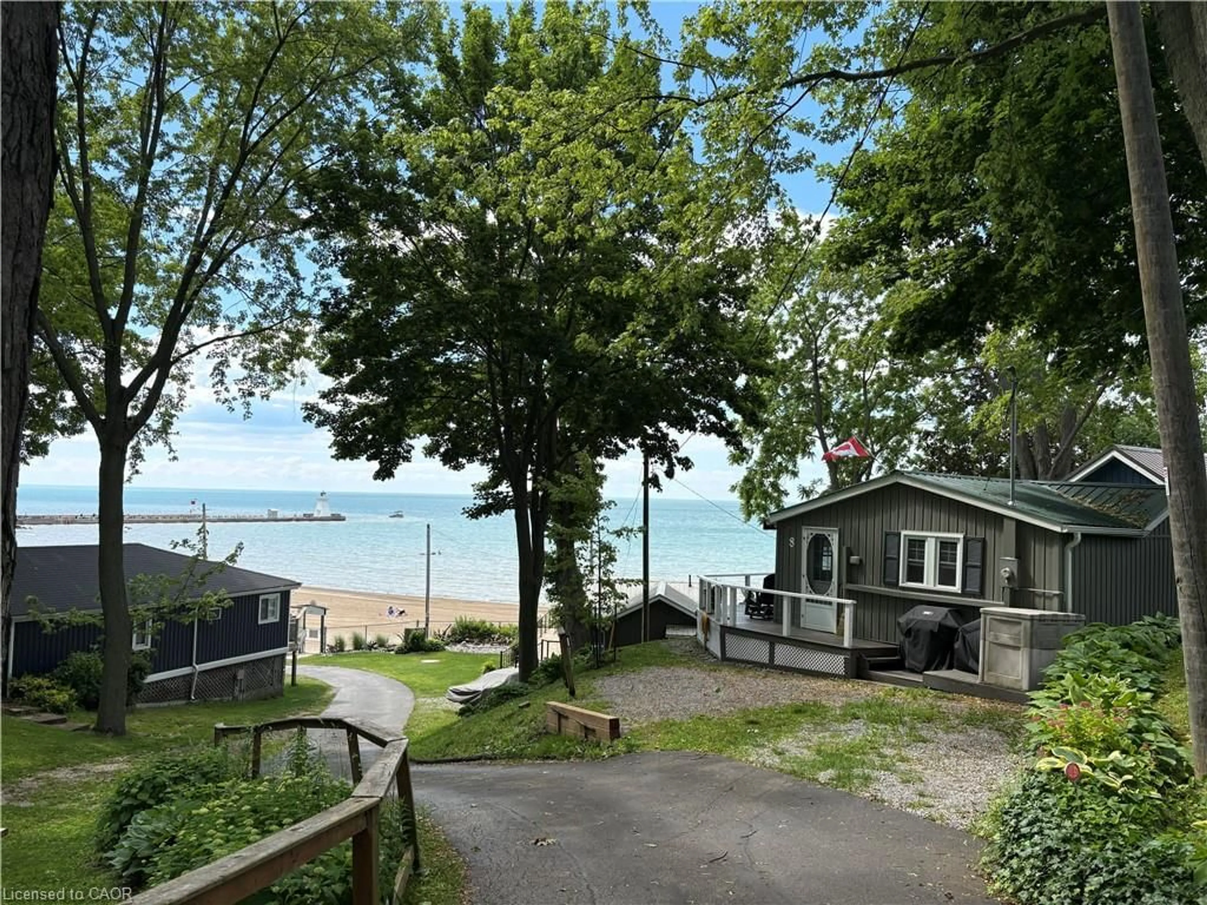 A pic from outside/outdoor area/front of a property/back of a property/a pic from drone, water/lake/river/ocean view for 30 Bucks Pk, Port Dover Ontario N0A 1N0