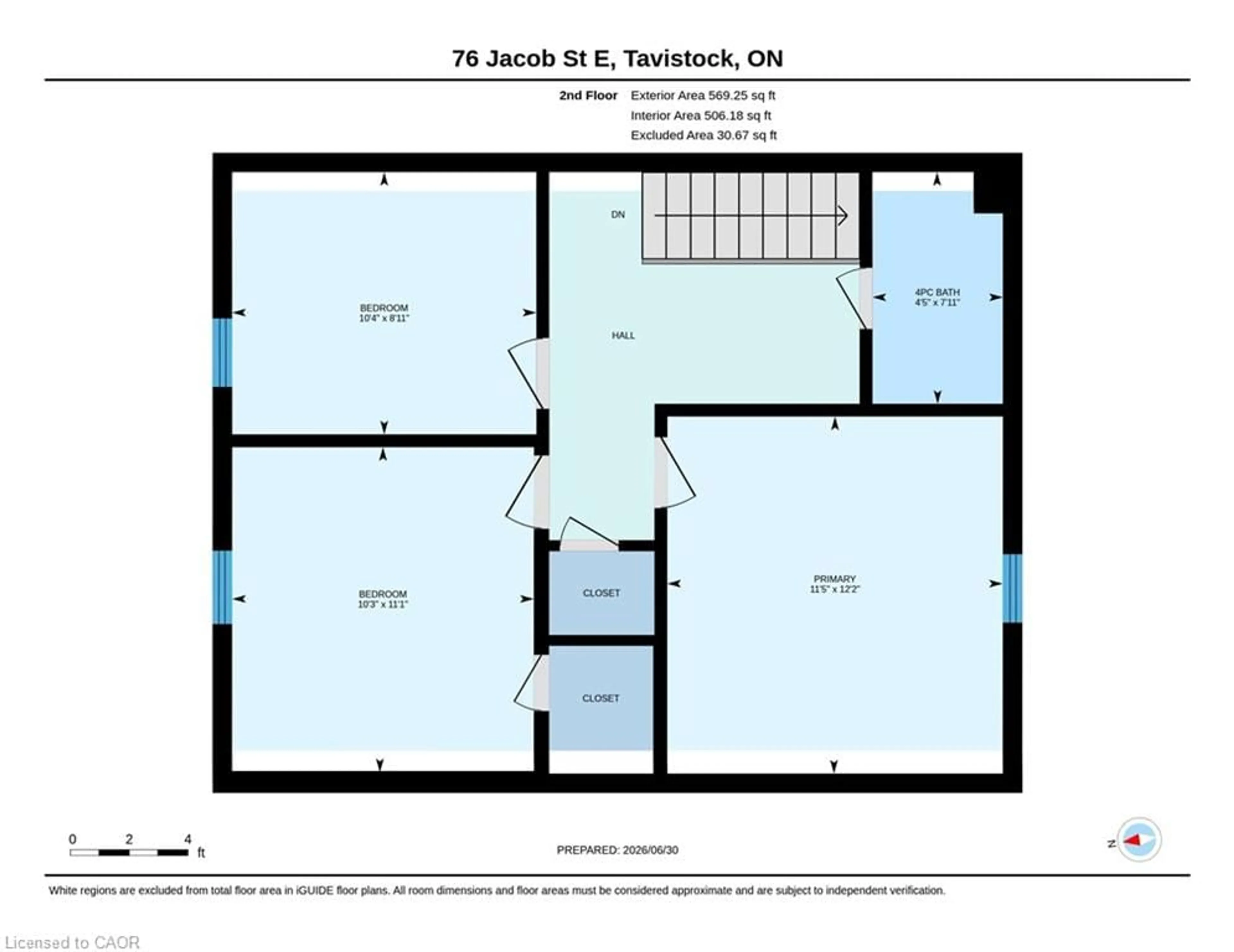 Floor plan for 76 Jacob St, Tavistock Ontario N0B 2R0