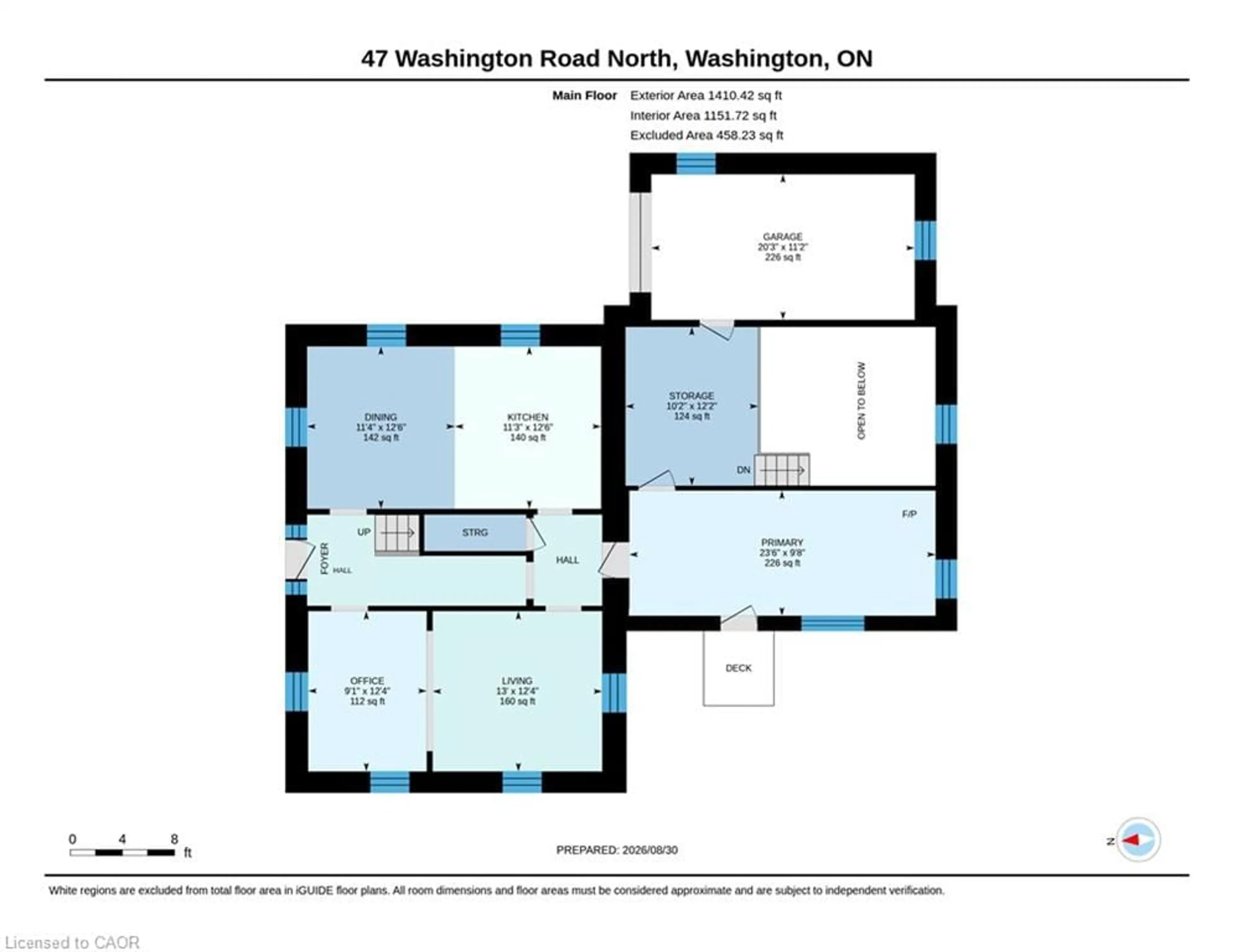 Floor plan for 47 Washington St, Bright Ontario N0J 1B0