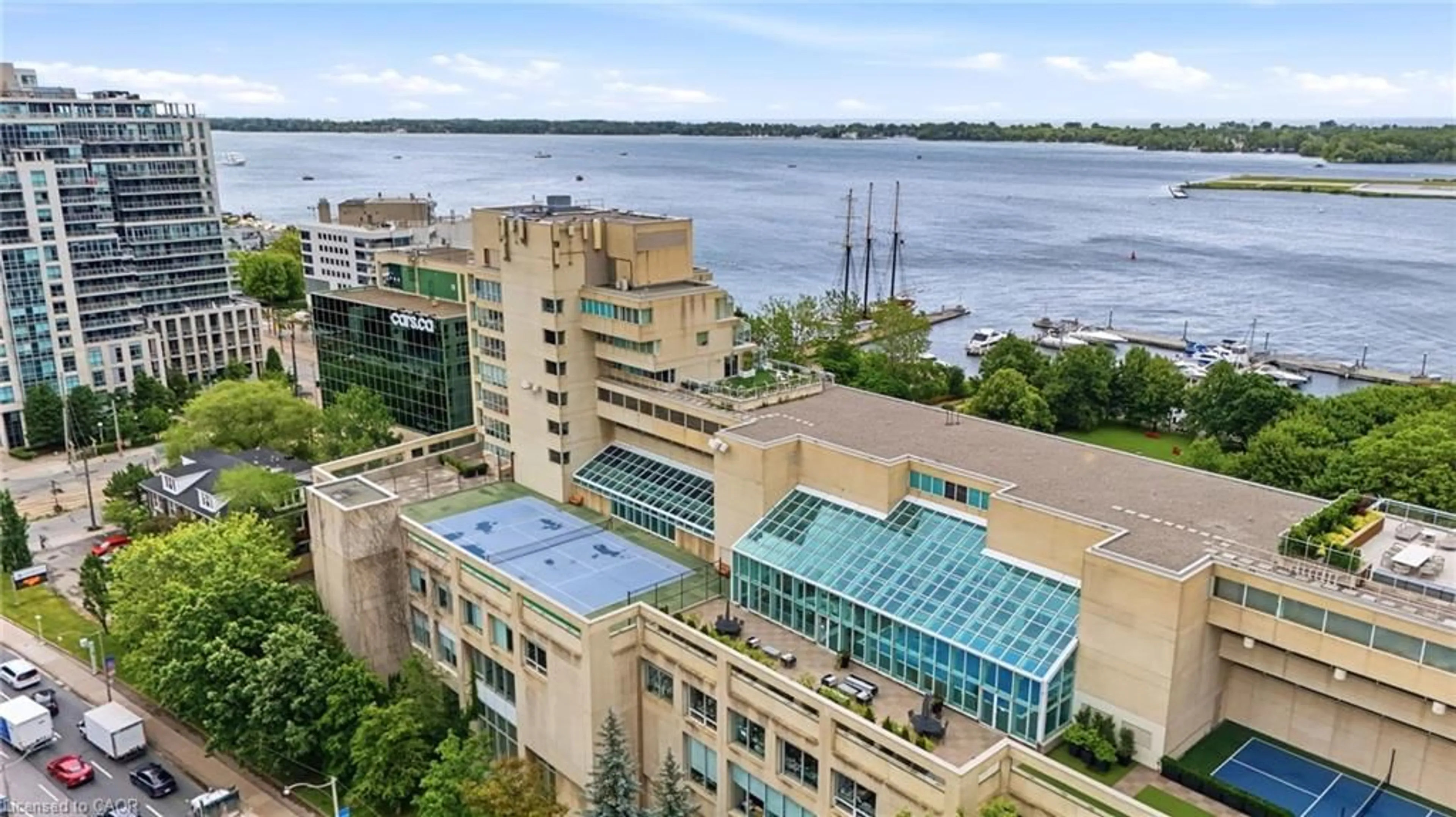 Patio, water/lake/river/ocean view for 460 Queens Quay Way #803E, Toronto Ontario M5V 2Y5
