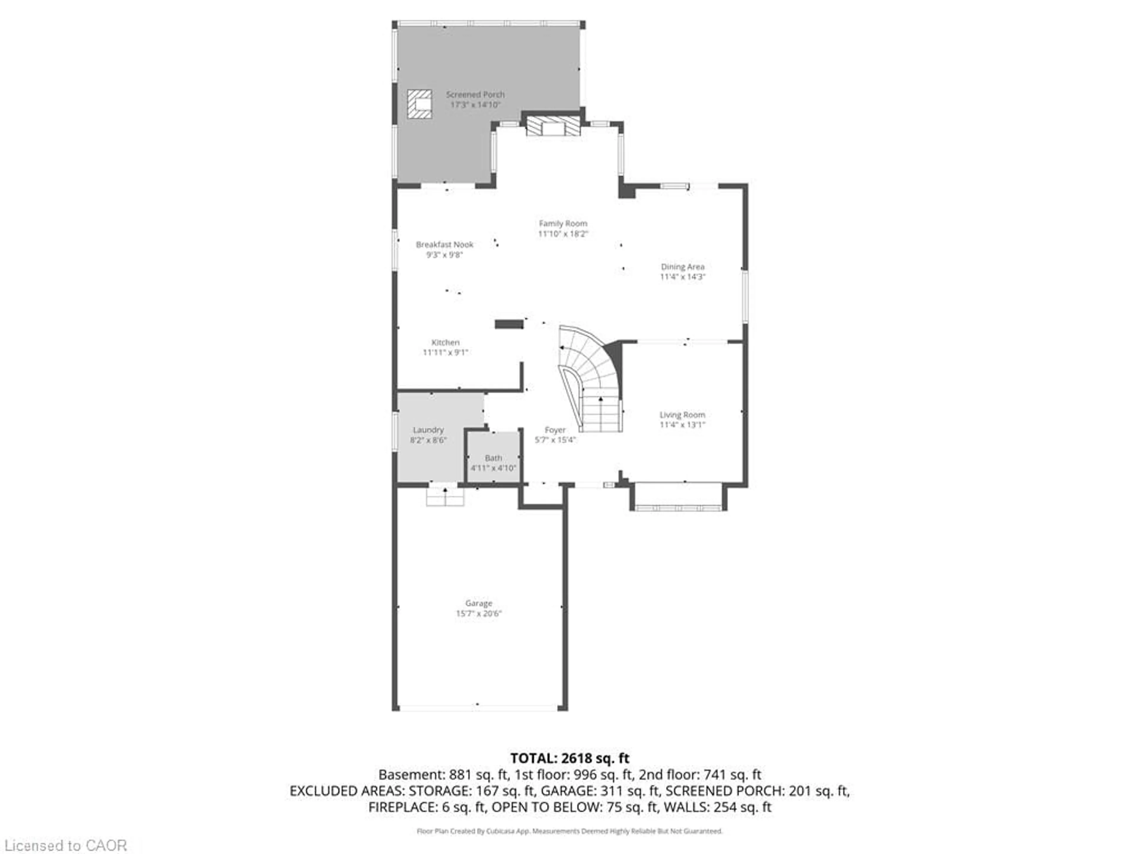 Floor plan for 4 Broom St, Ayr Ontario N0B 1E0
