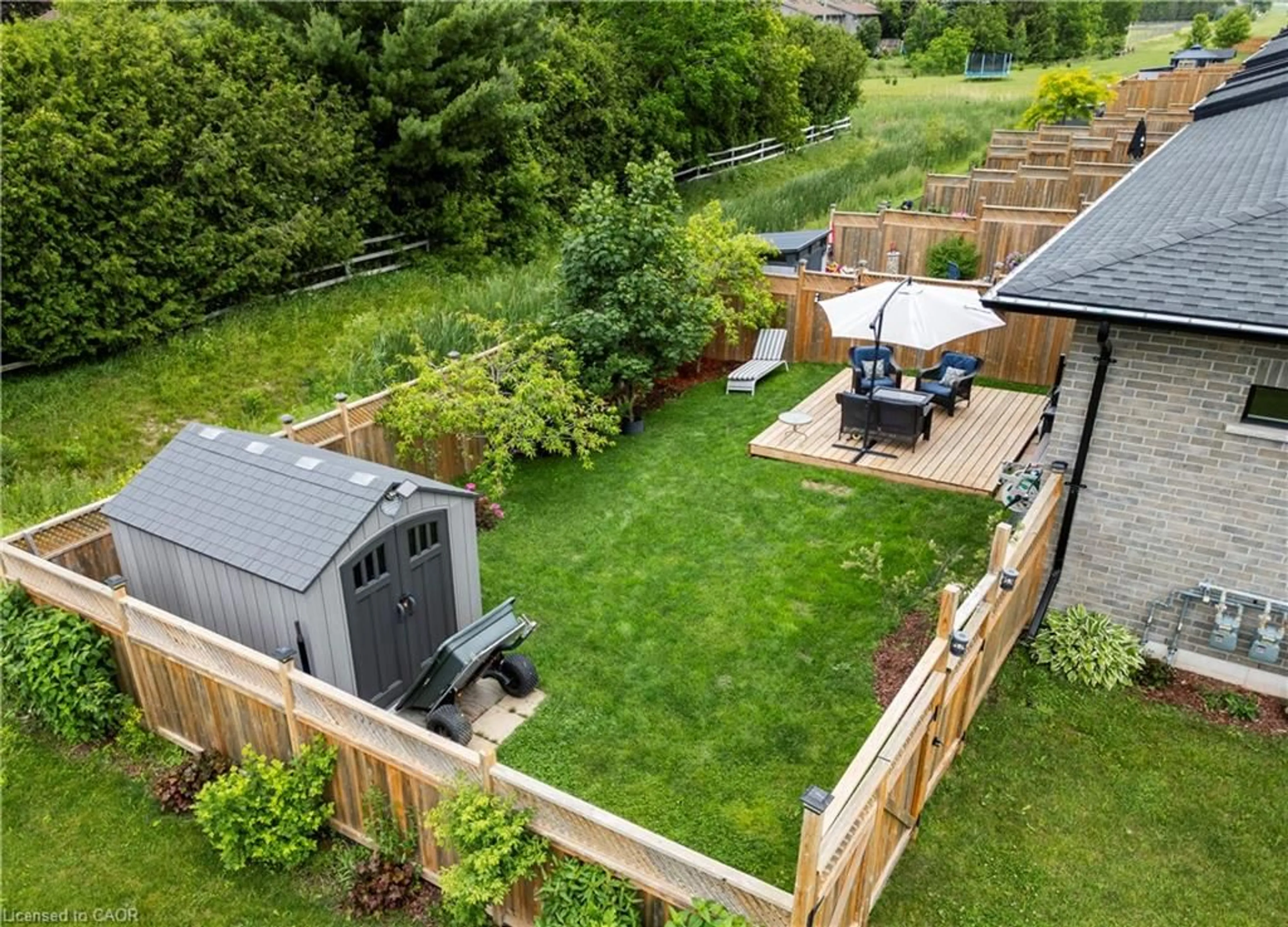 A pic from outside/outdoor area/front of a property/back of a property/a pic from drone, unknown for 82 Rowe Ave, Exeter Ontario N0M 1S1