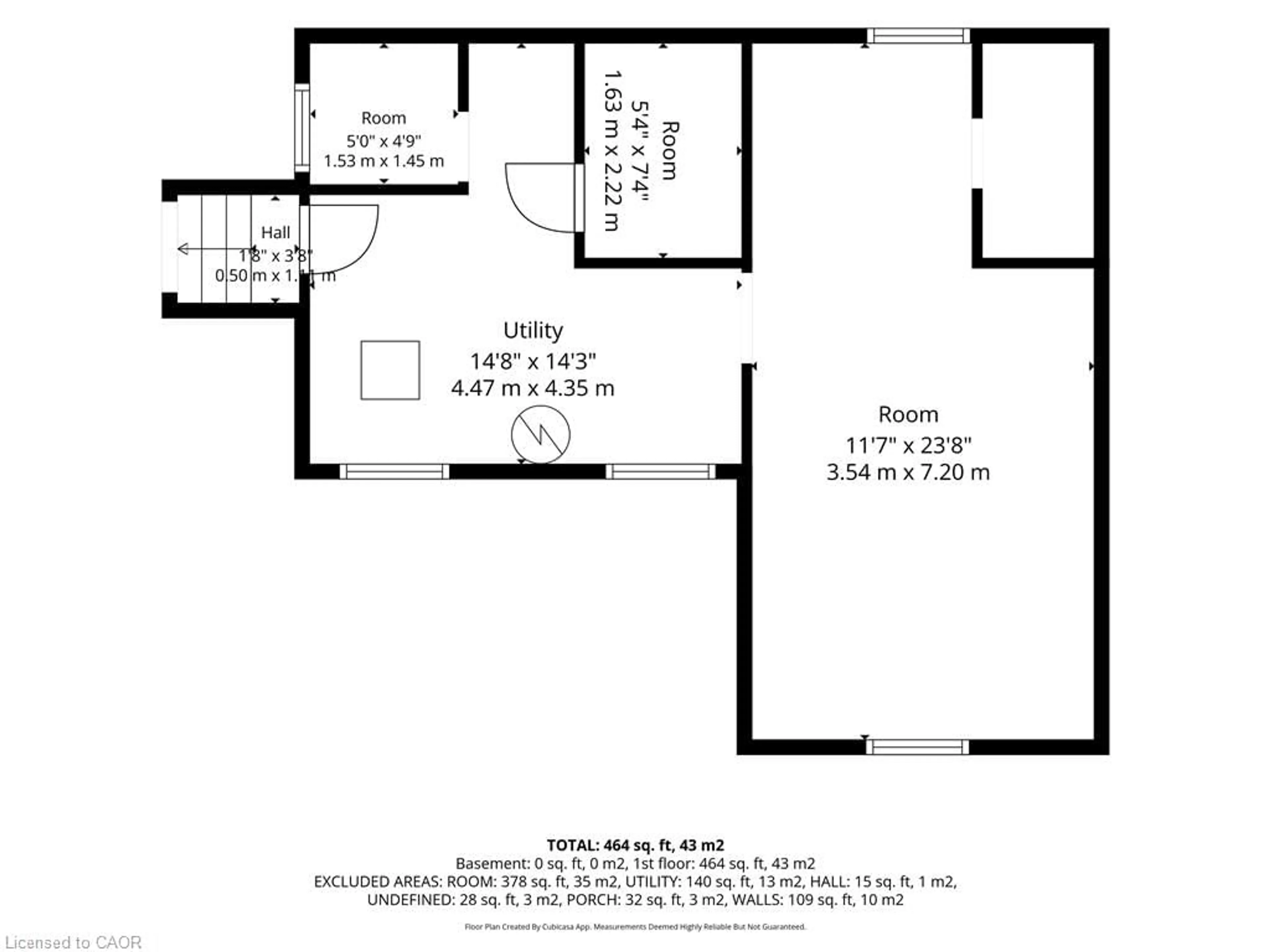 Floor plan for 10 Simcoe St, Delhi Ontario N4B 1A7