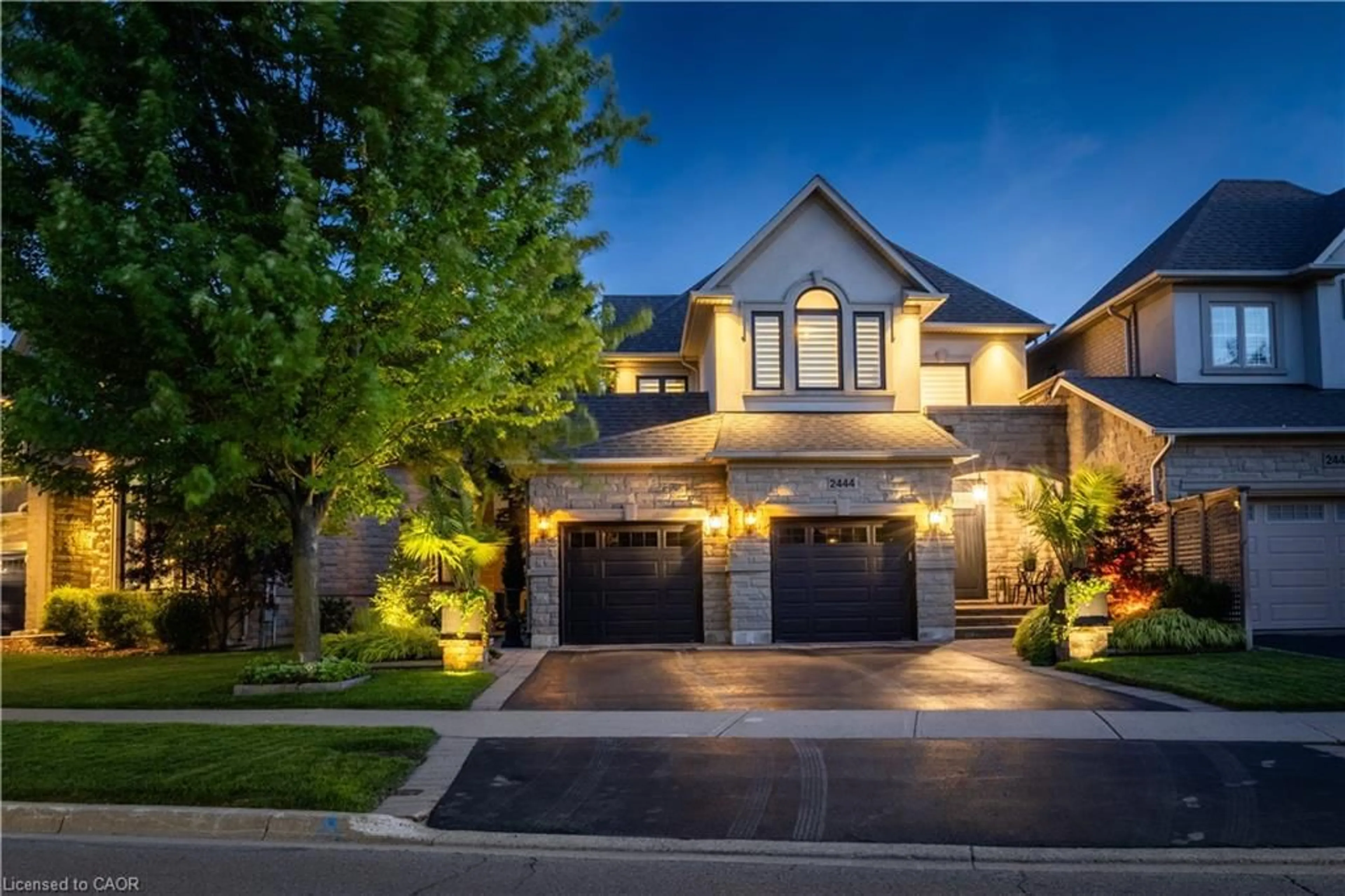 Home with brick exterior material, street for 2444 Valleyridge Dr, Oakville Ontario L6M 5G7