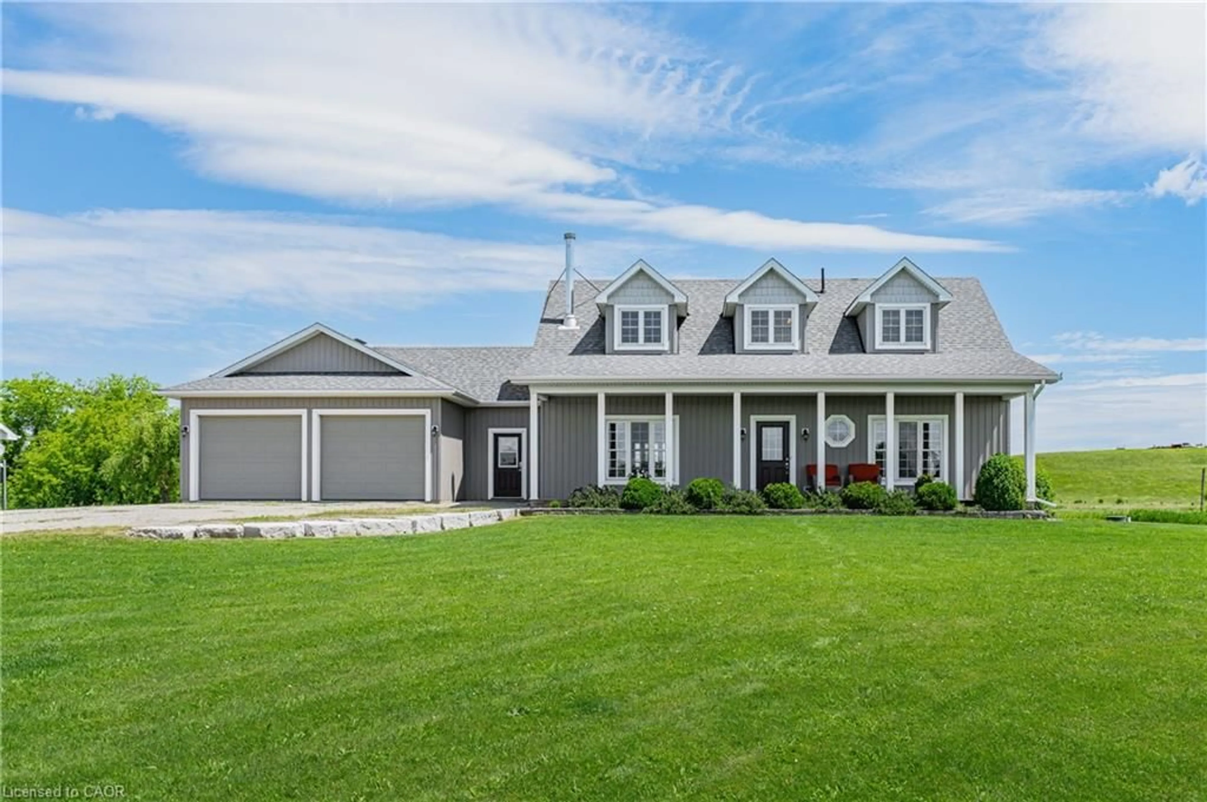 Home with vinyl exterior material, street for 130 Salt Springs Church Rd, Brantford Ontario N3T 5L9