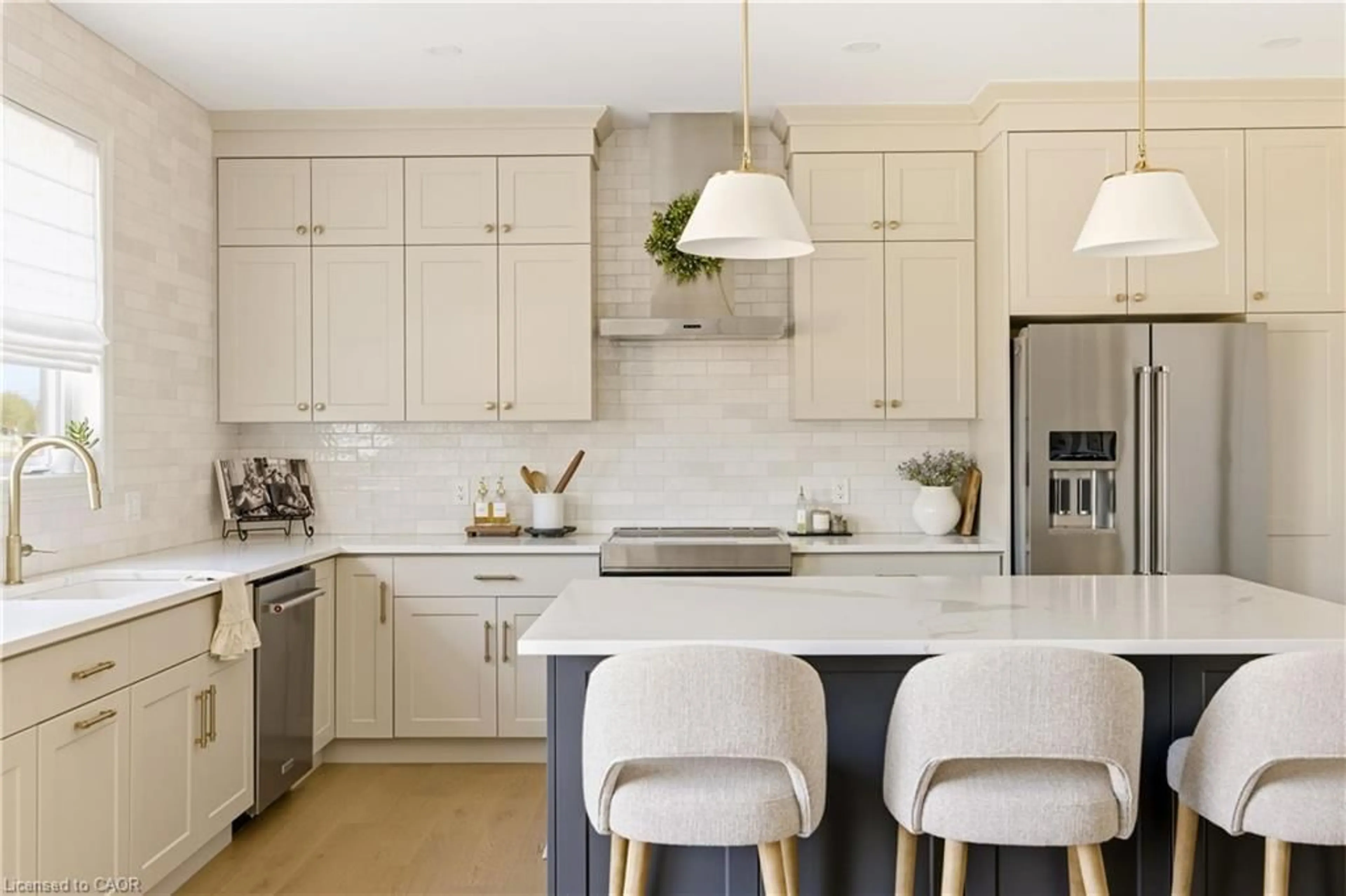 Contemporary kitchen, ceramic/tile floor for 108 Haylock Ave, Elora Ontario N0B 1S0