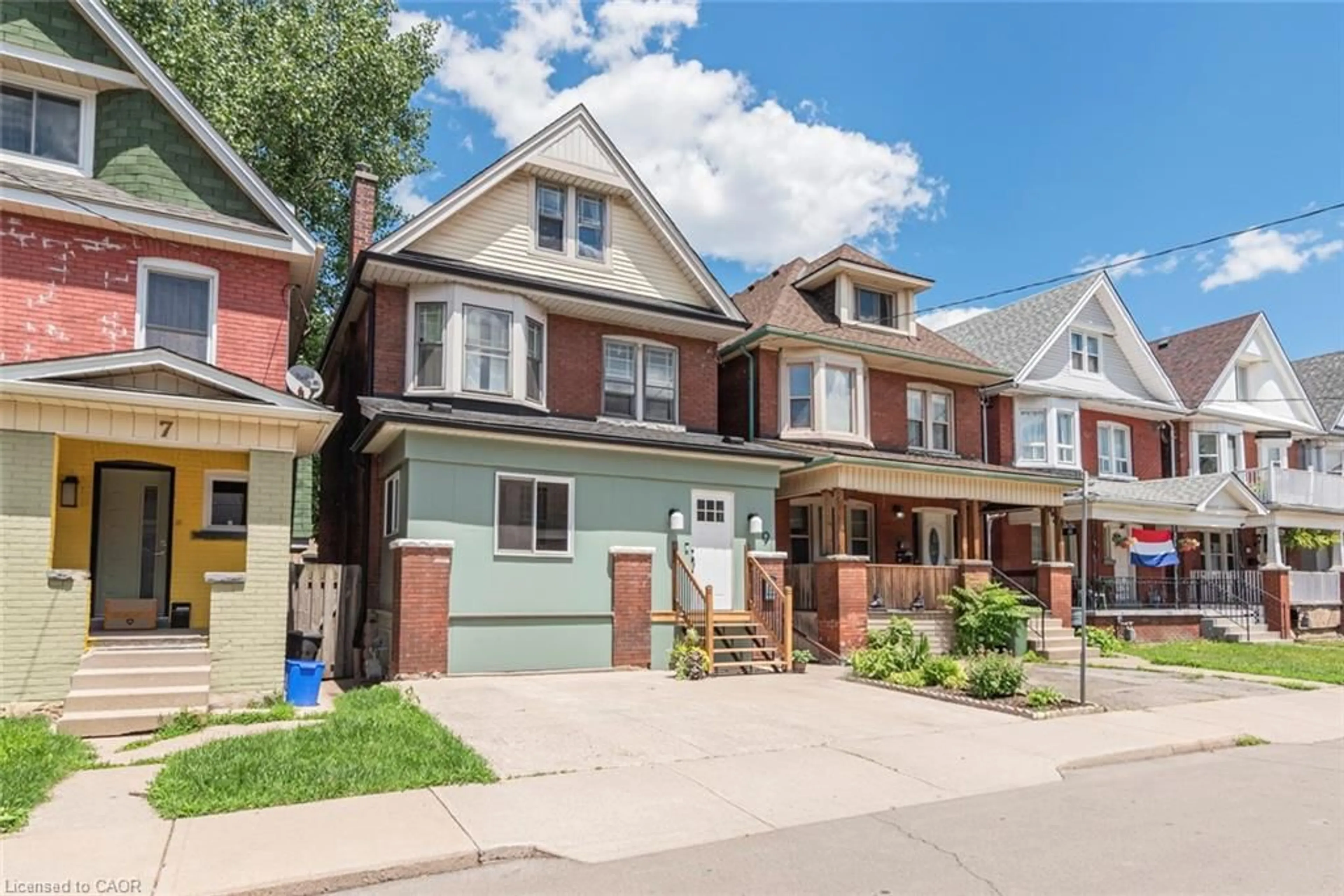 Home with brick exterior material, street for 9 Senator Ave, Hamilton Ontario L8L 1Z3