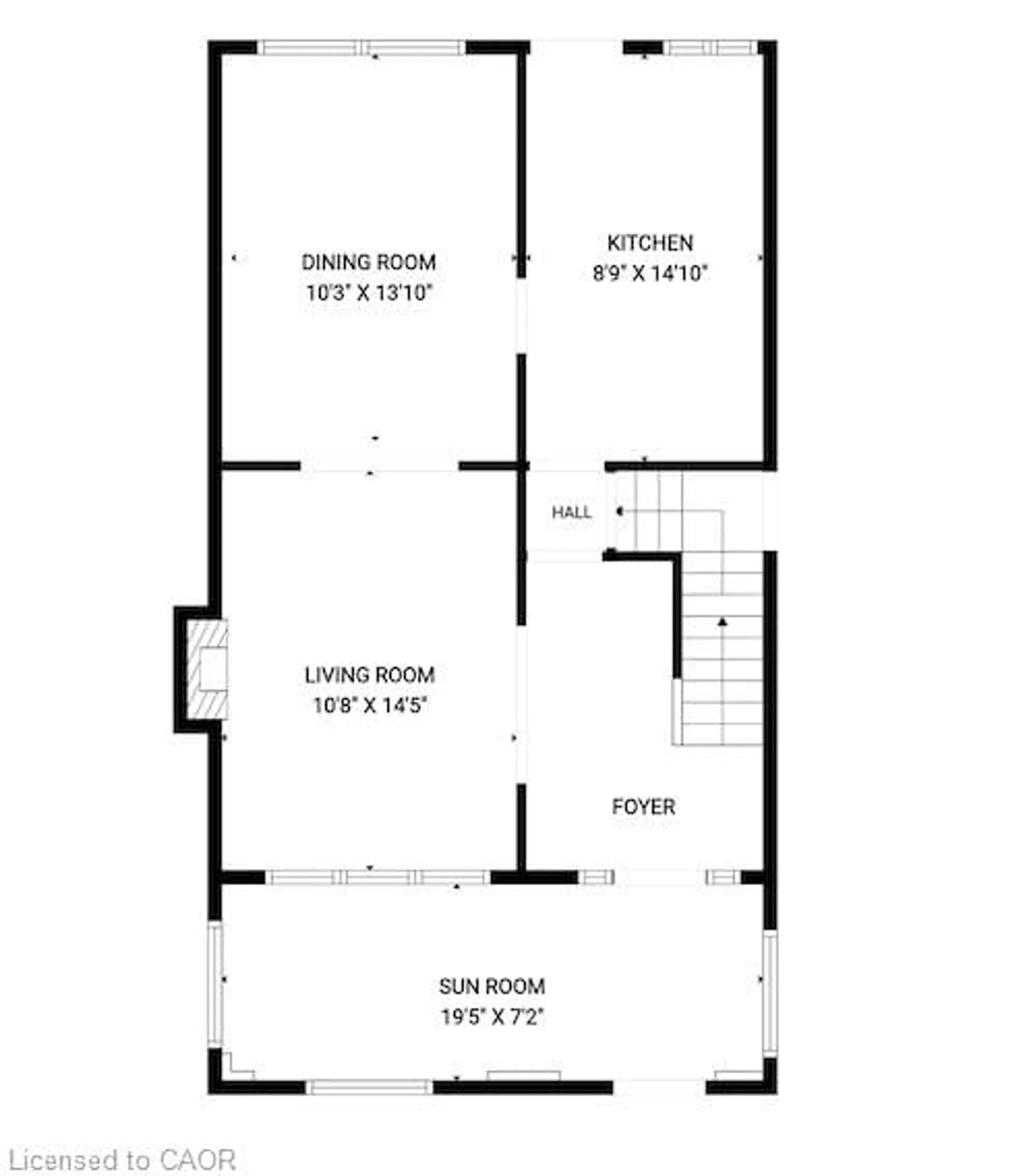 Floor plan for 9 Senator Ave, Hamilton Ontario L8L 1Z3