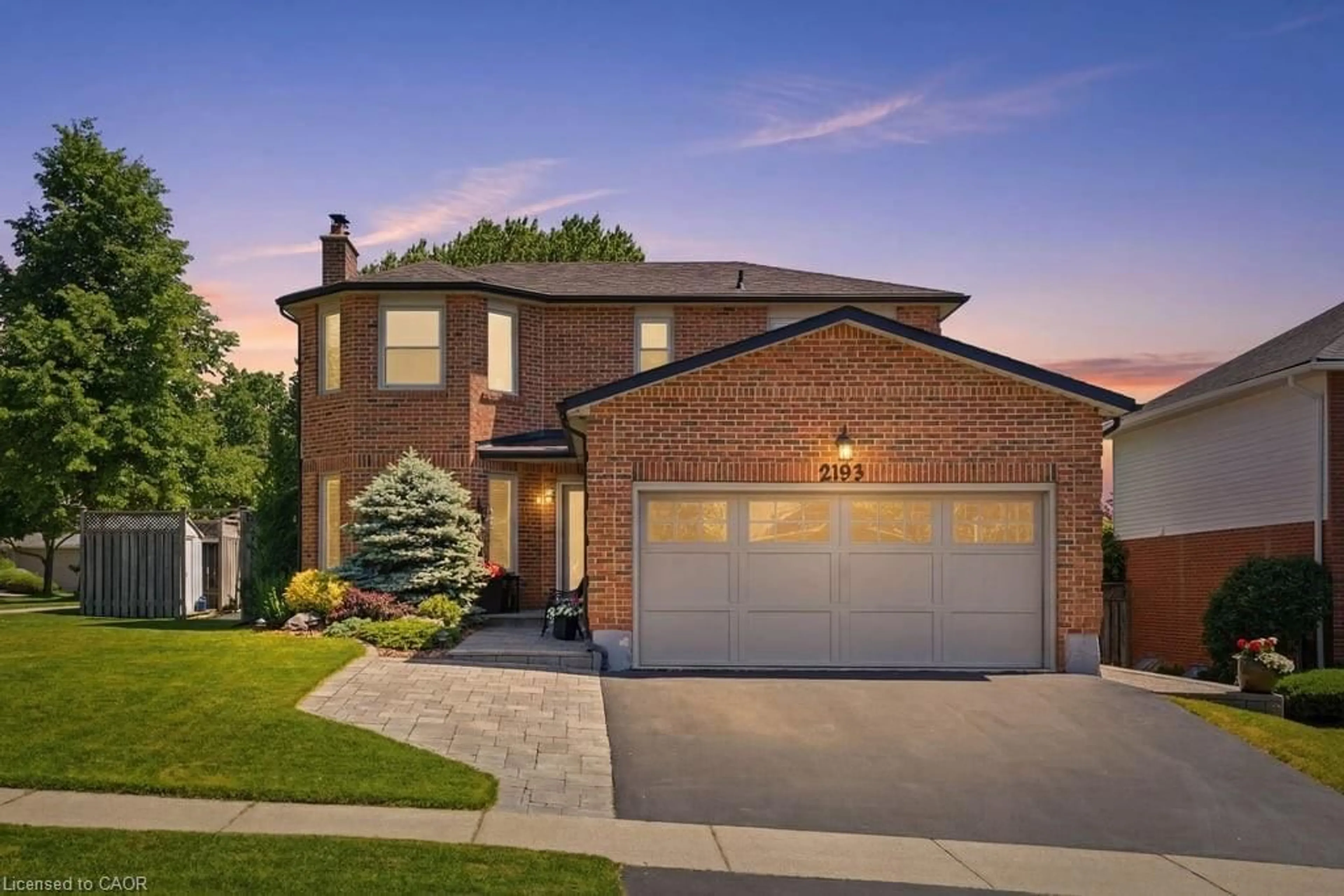 Home with brick exterior material, street for 2193 Bader Cres, Burlington Ontario L7P 4N5