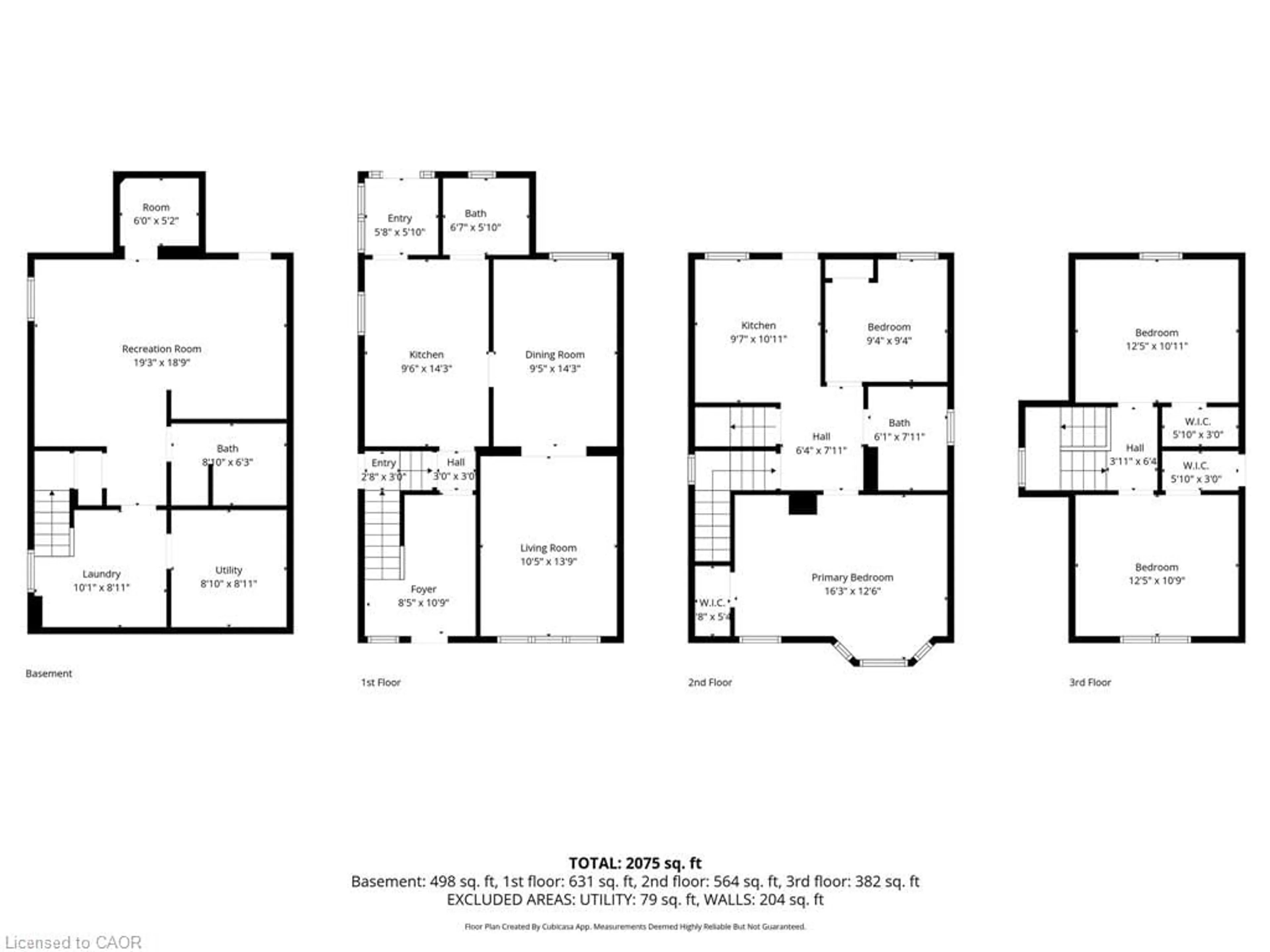 Floor plan for 38 Norway Ave, Hamilton Ontario L8M 2V7