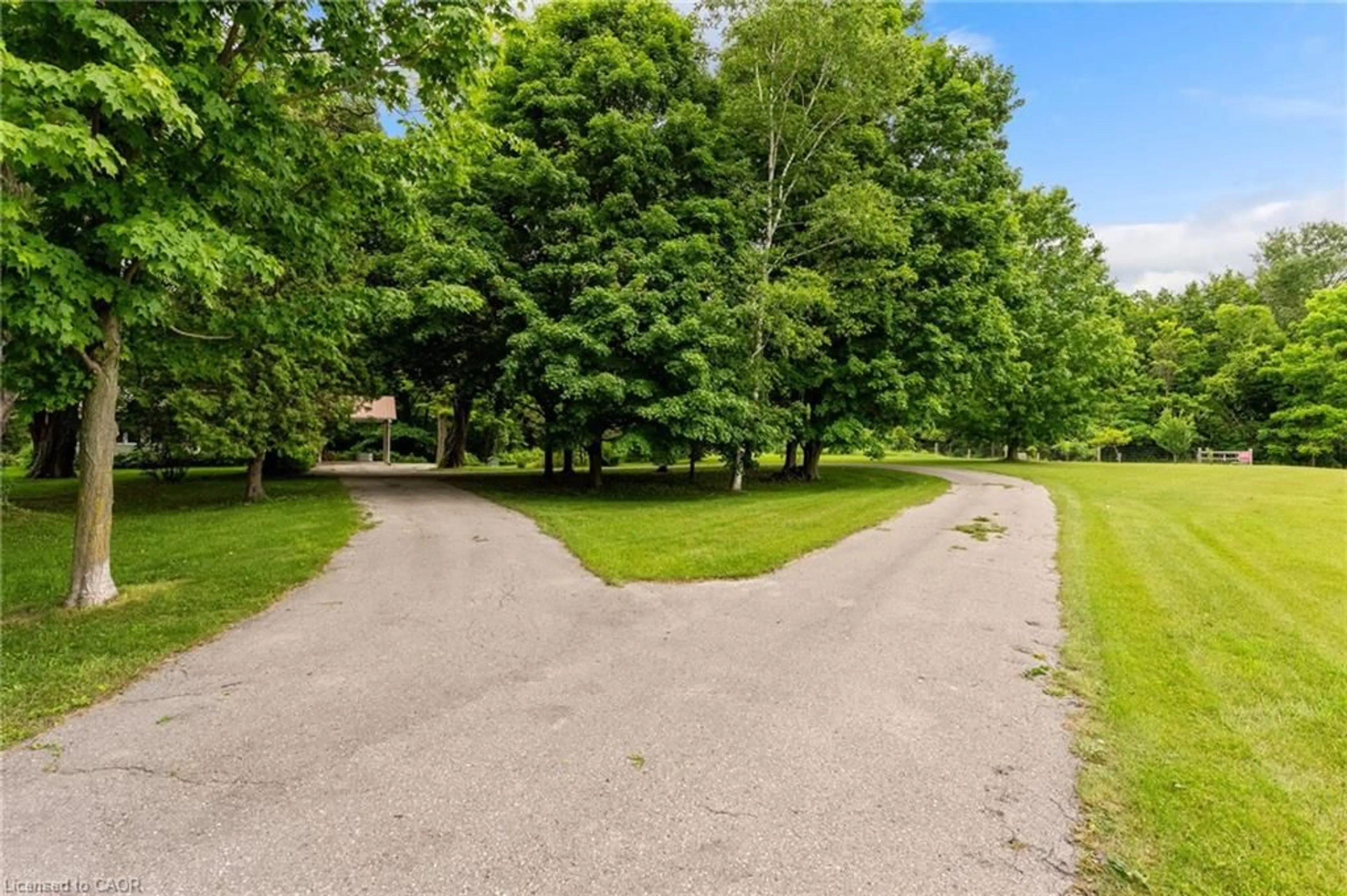 A pic from outside/outdoor area/front of a property/back of a property/a pic from drone, forest/trees view for 77446 Orchard Line, Bayfield Ontario N0M 1G0