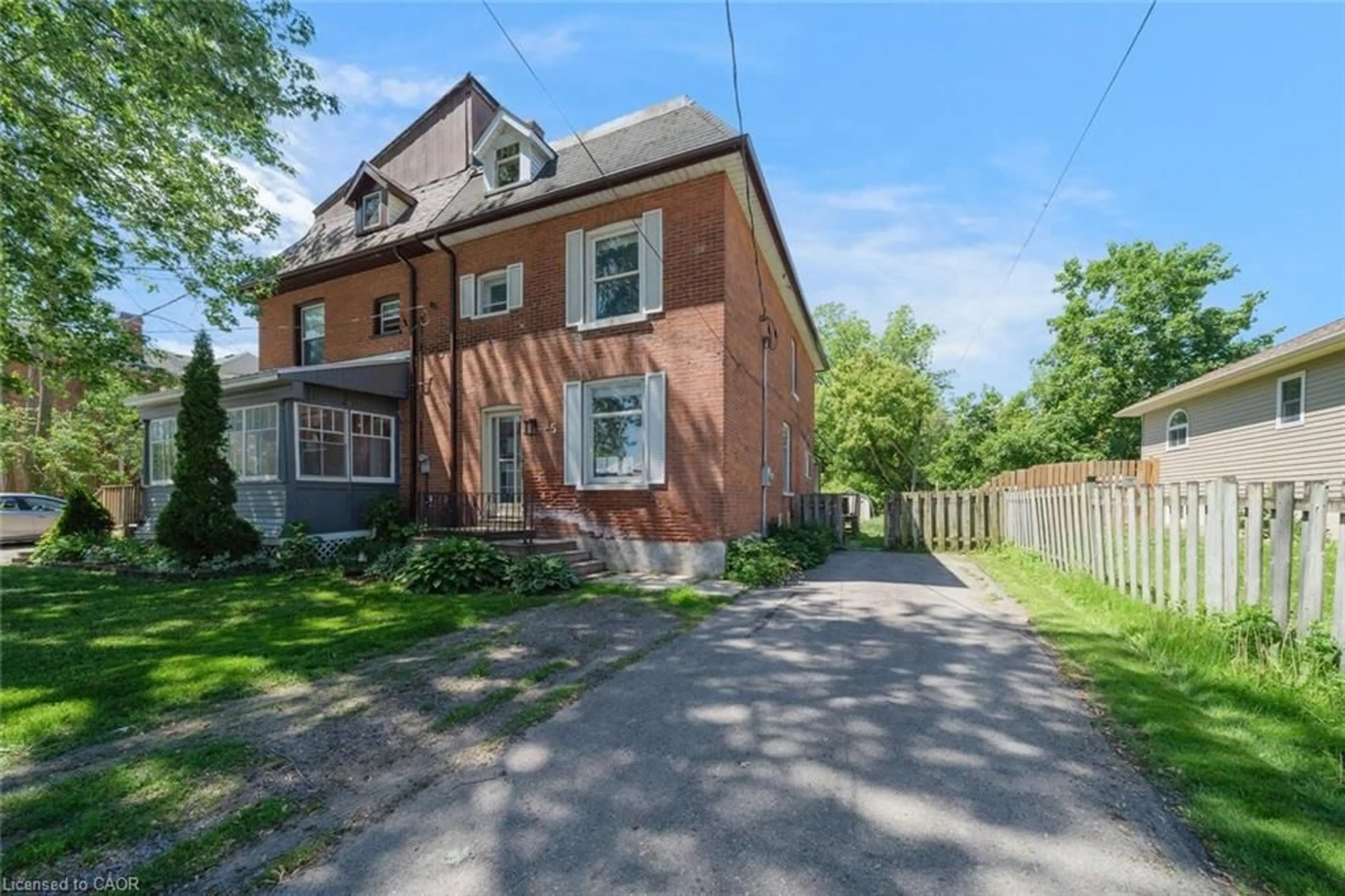 Home with brick exterior material, street for 15 George St, Omemee Ontario K0L 2W0