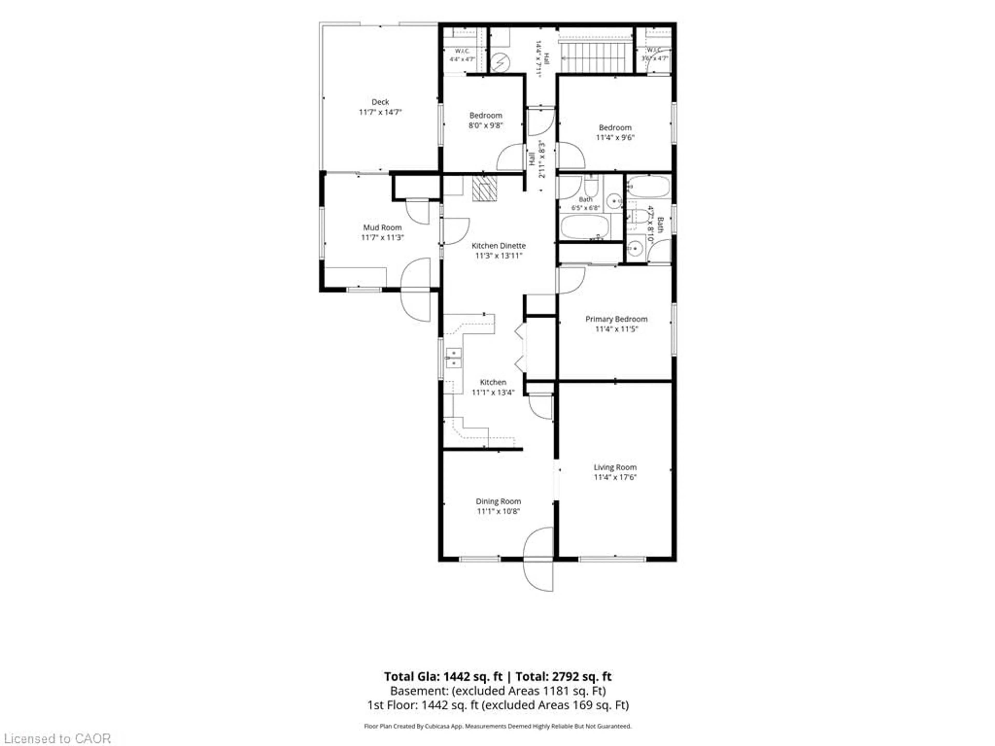 Floor plan for 122 Temperance St, Waterford Ontario N0E 1Y0