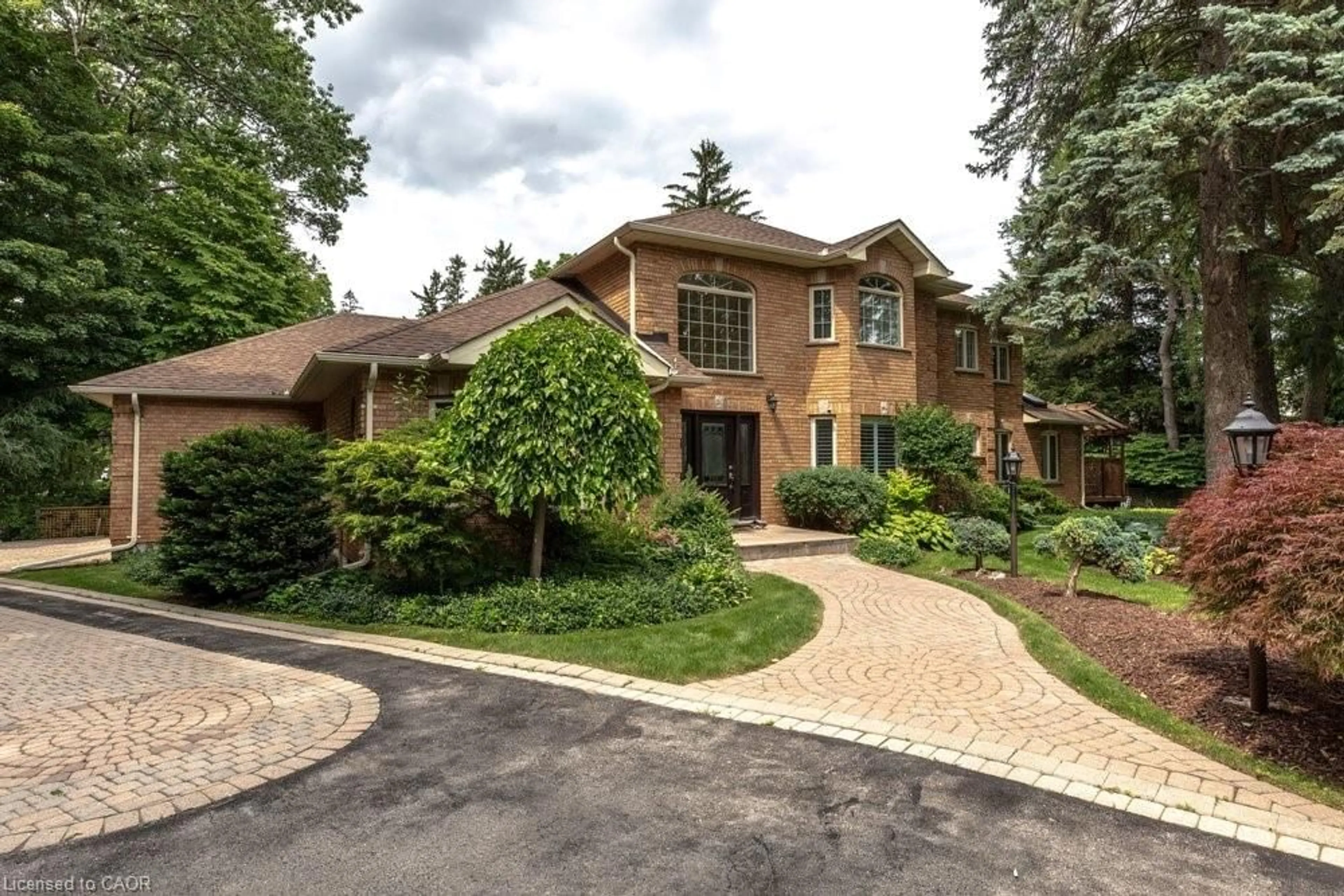 Home with brick exterior material, street for 3 Lovers Lane, Ancaster Ontario L9G 1G4