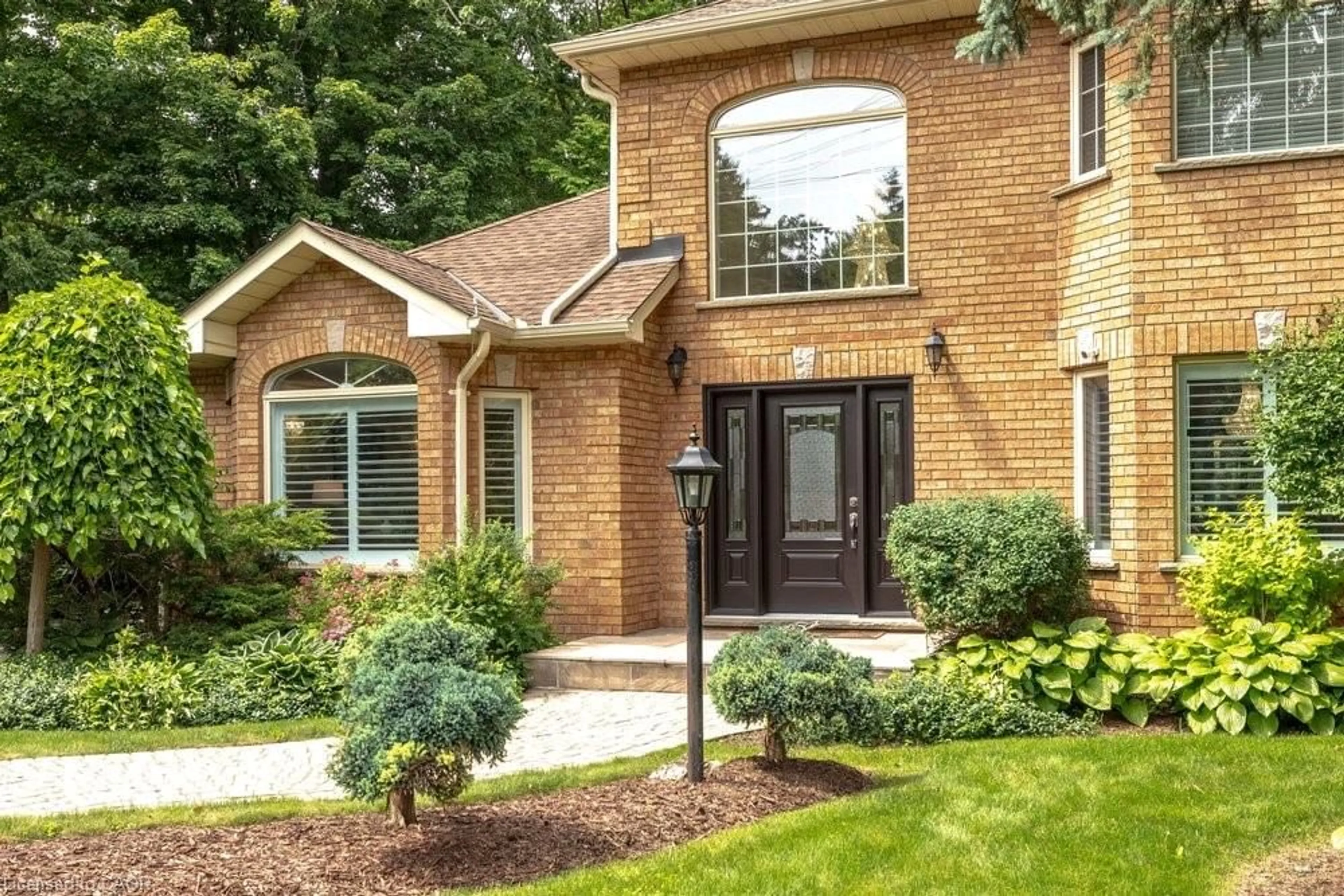 Home with brick exterior material, street for 3 Lovers Lane, Ancaster Ontario L9G 1G4