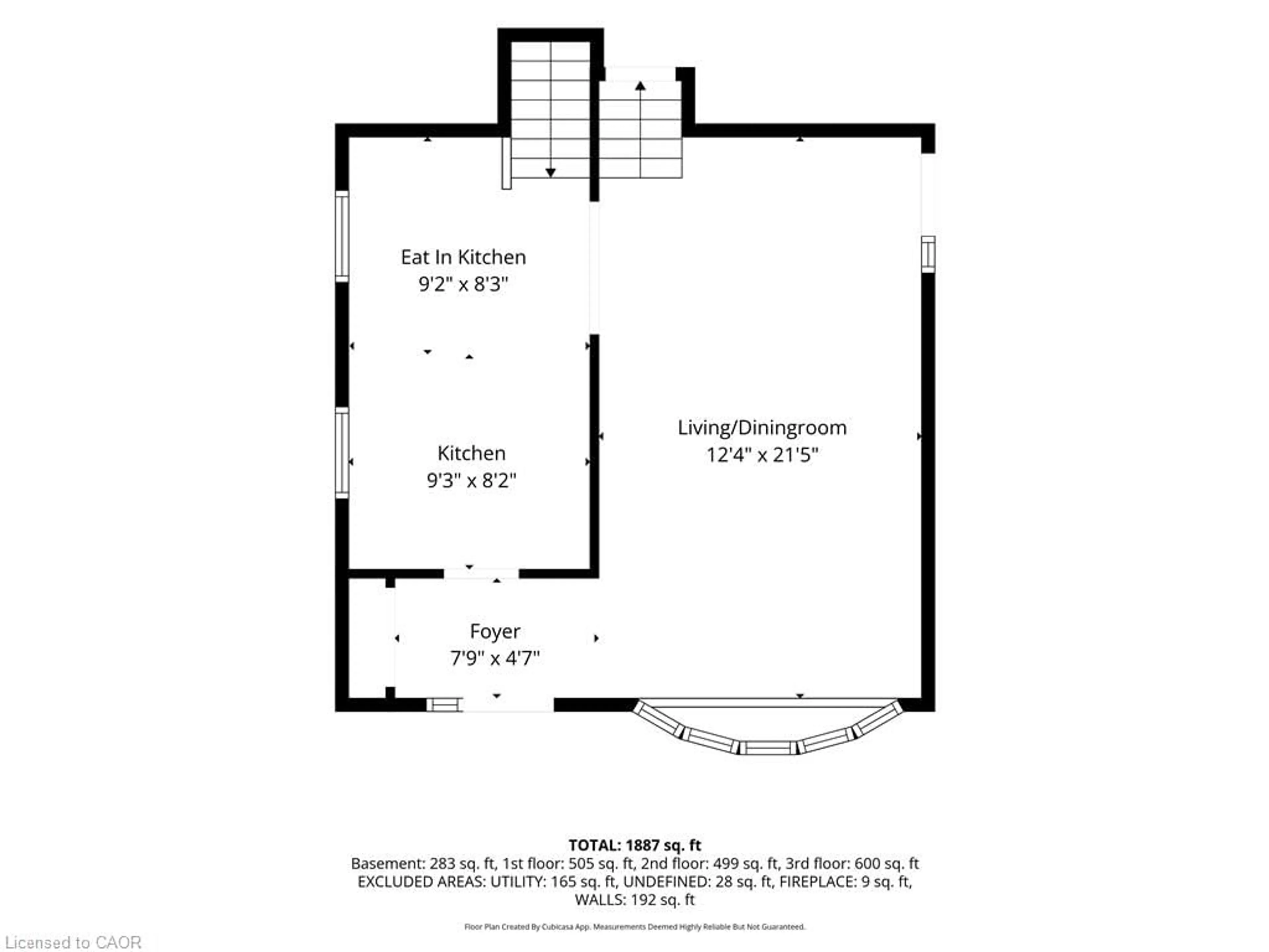 Floor plan for 50 Thorncliffe Rd, Simcoe Ontario N3Y 4V7