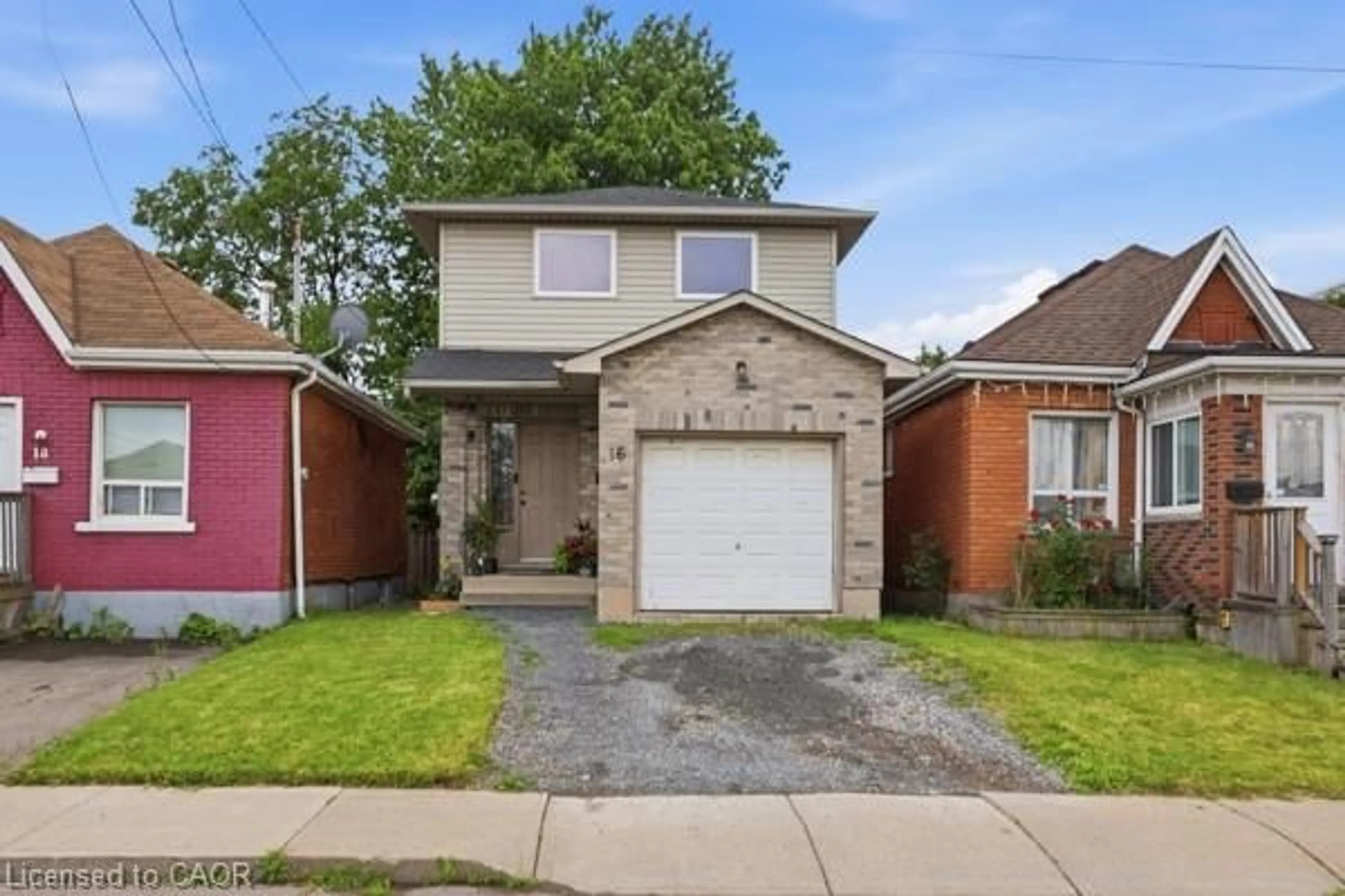 Home with brick exterior material, street for 16 Harrison Ave, Hamilton Ontario L8H 2Z7