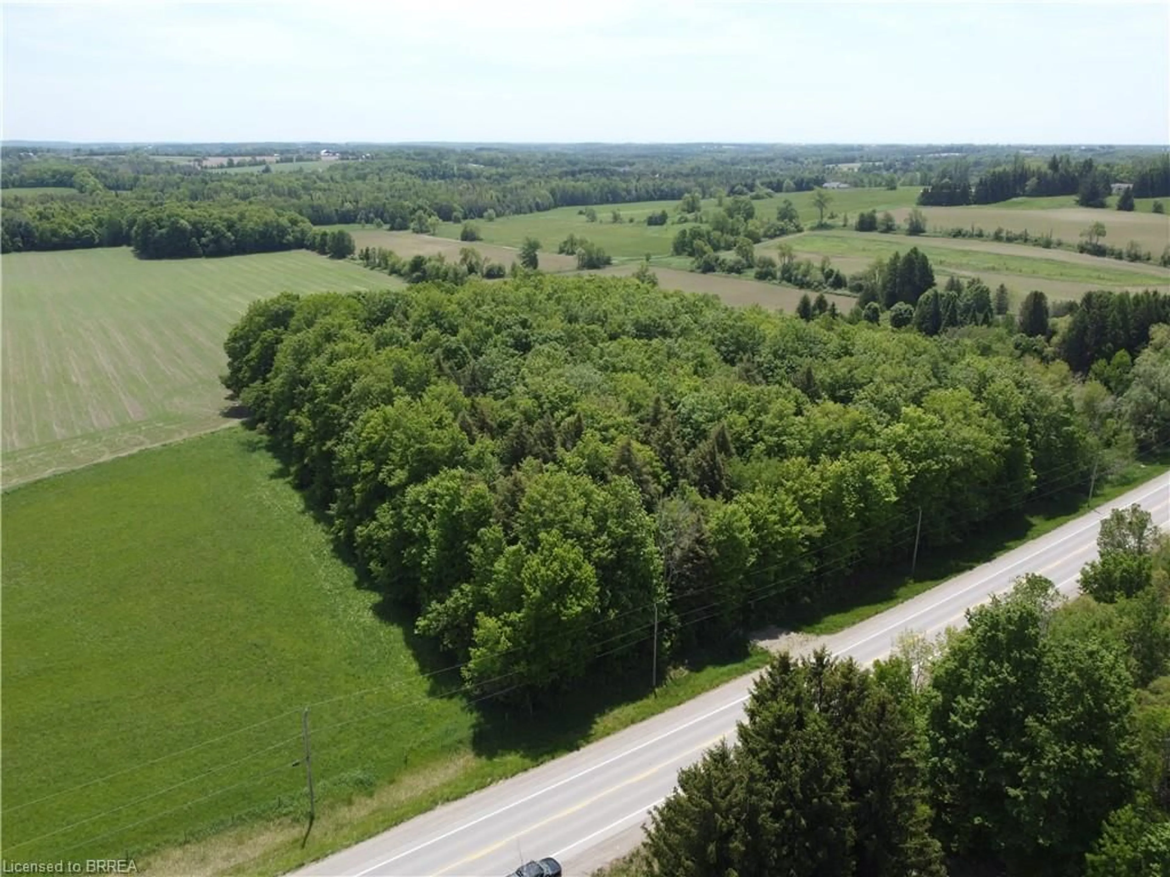 A pic from outside/outdoor area/front of a property/back of a property/a pic from drone, forest/trees view for 8949 Wellington Road 22, Erin Ontario N0B 1Z0