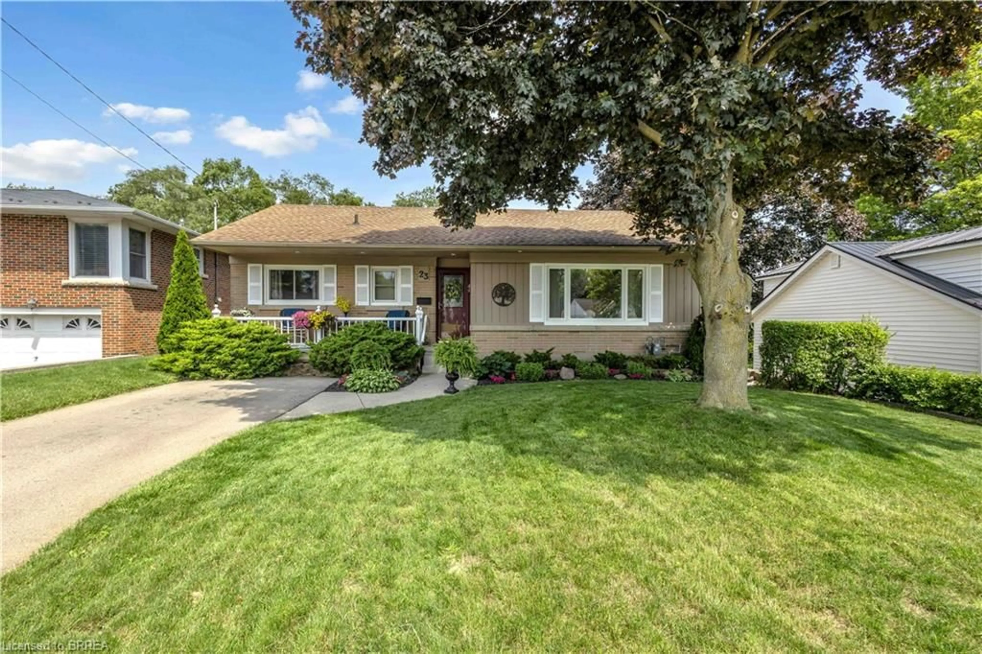 Home with brick exterior material, street for 23 Tyrell St, Simcoe Ontario N3Y 2H2