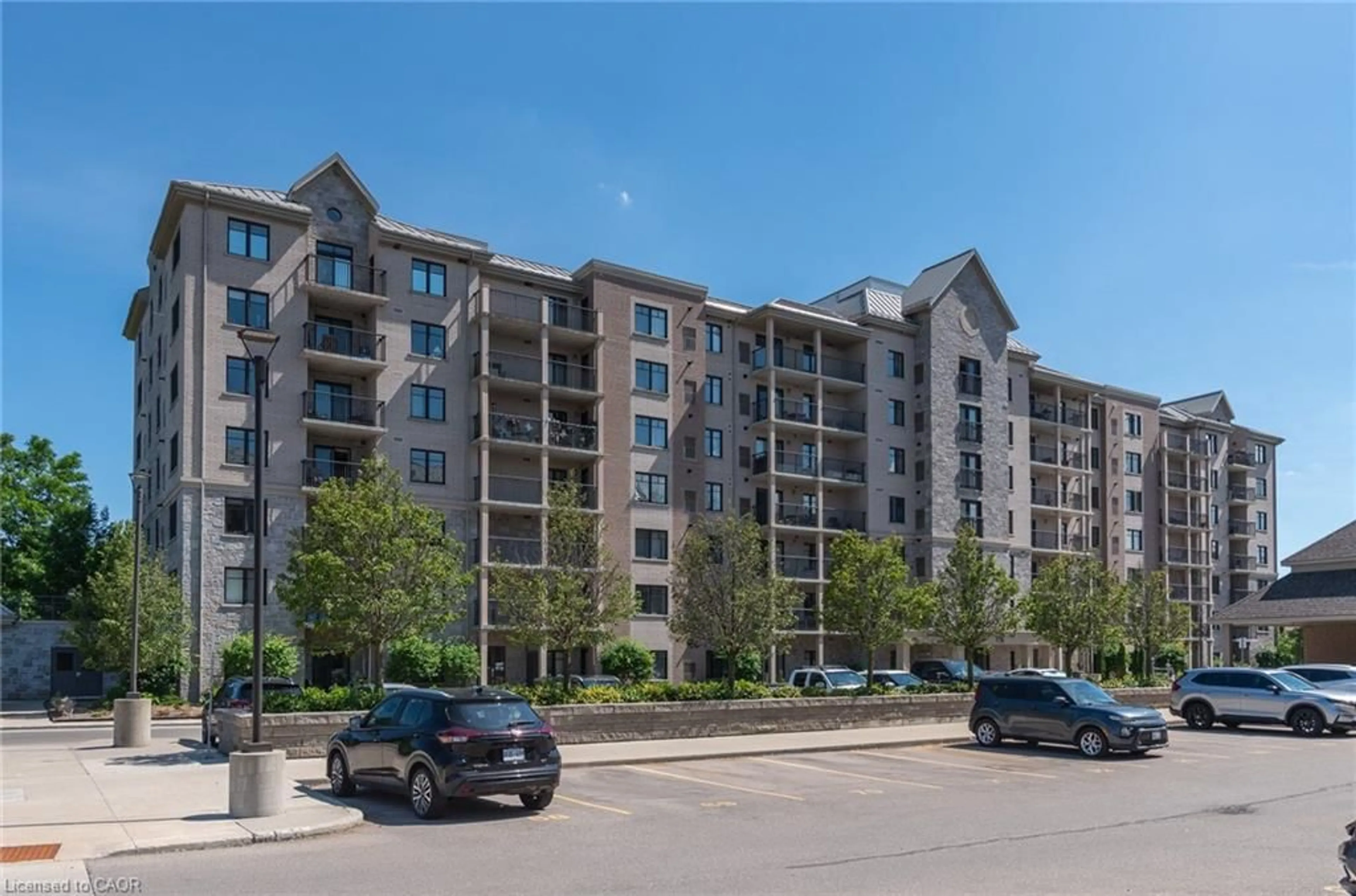 A pic from outside/outdoor area/front of a property/back of a property/a pic from drone, unknown for 776 Laurelwood Dr #716, Waterloo Ontario N2V 0A8