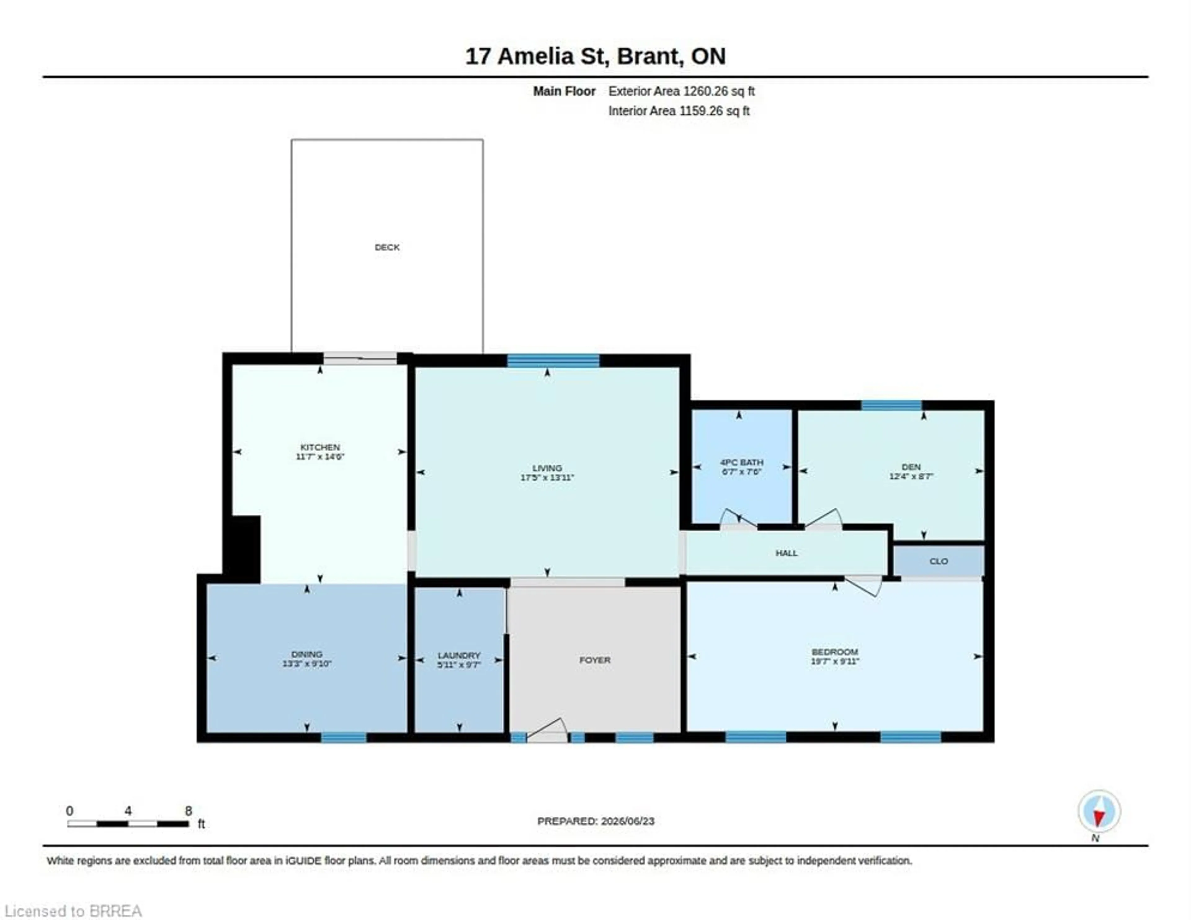 Floor plan for 17 Amelia St, Paris Ontario N3L 1Z4