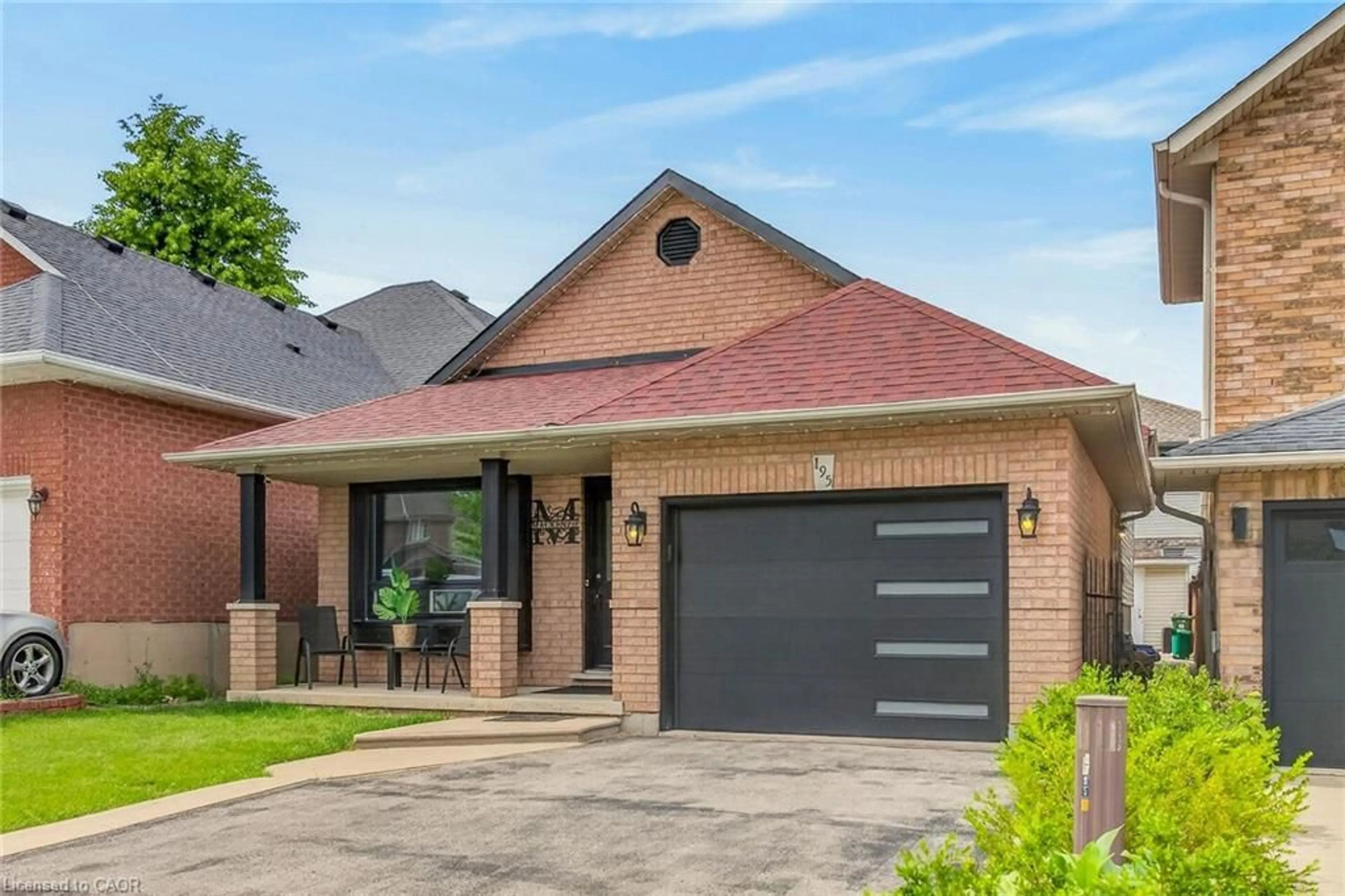 Home with brick exterior material, street for 195 Locheed Dr, Hamilton Ontario L8T 5A5