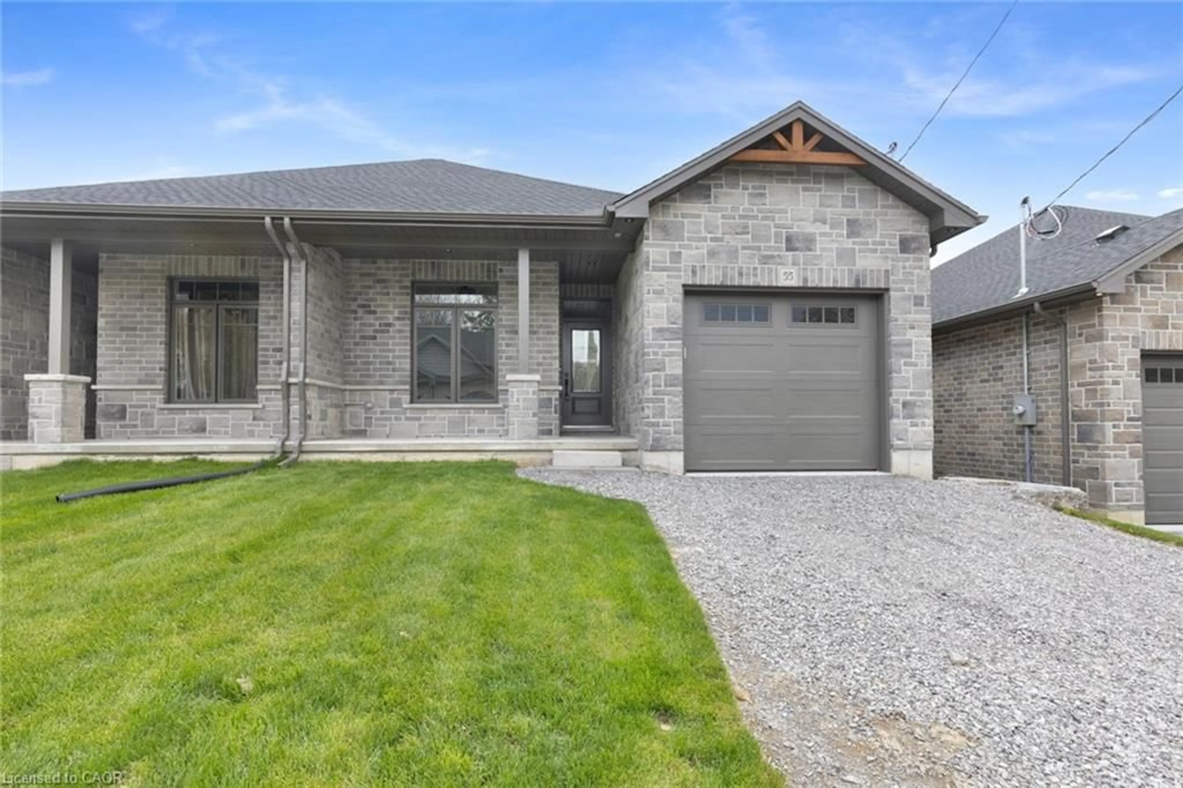 Home with brick exterior material, street for 55 Norfolk St, Waterford Ontario N0E 1Y0
