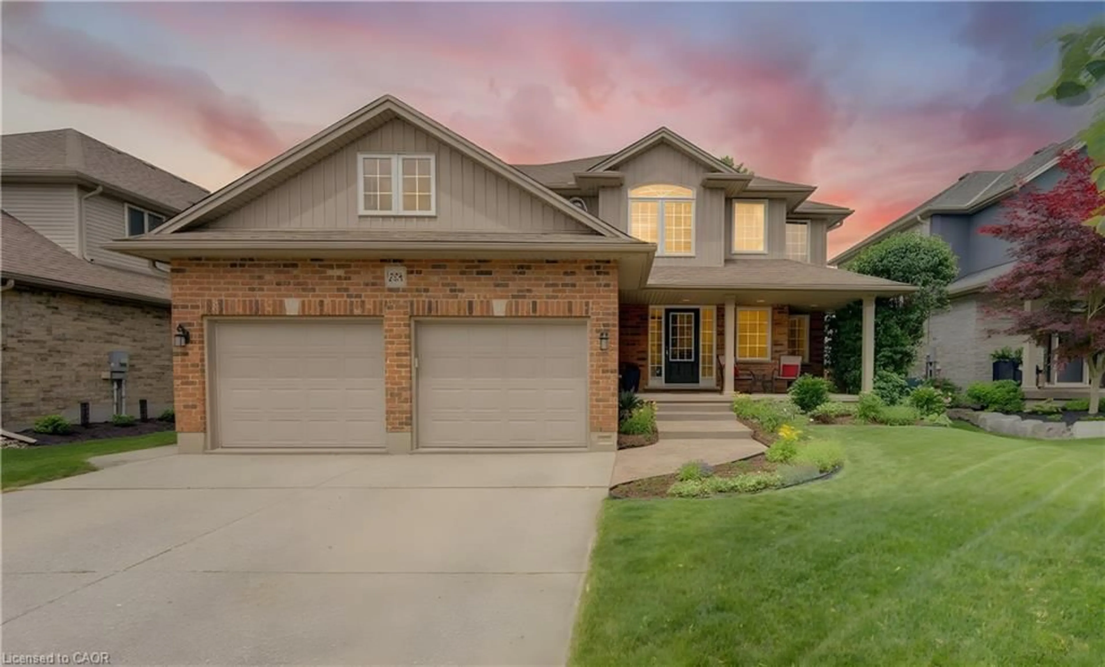 Home with brick exterior material, street for 258 Laschinger Blvd, New Hamburg Ontario N3A 2G8