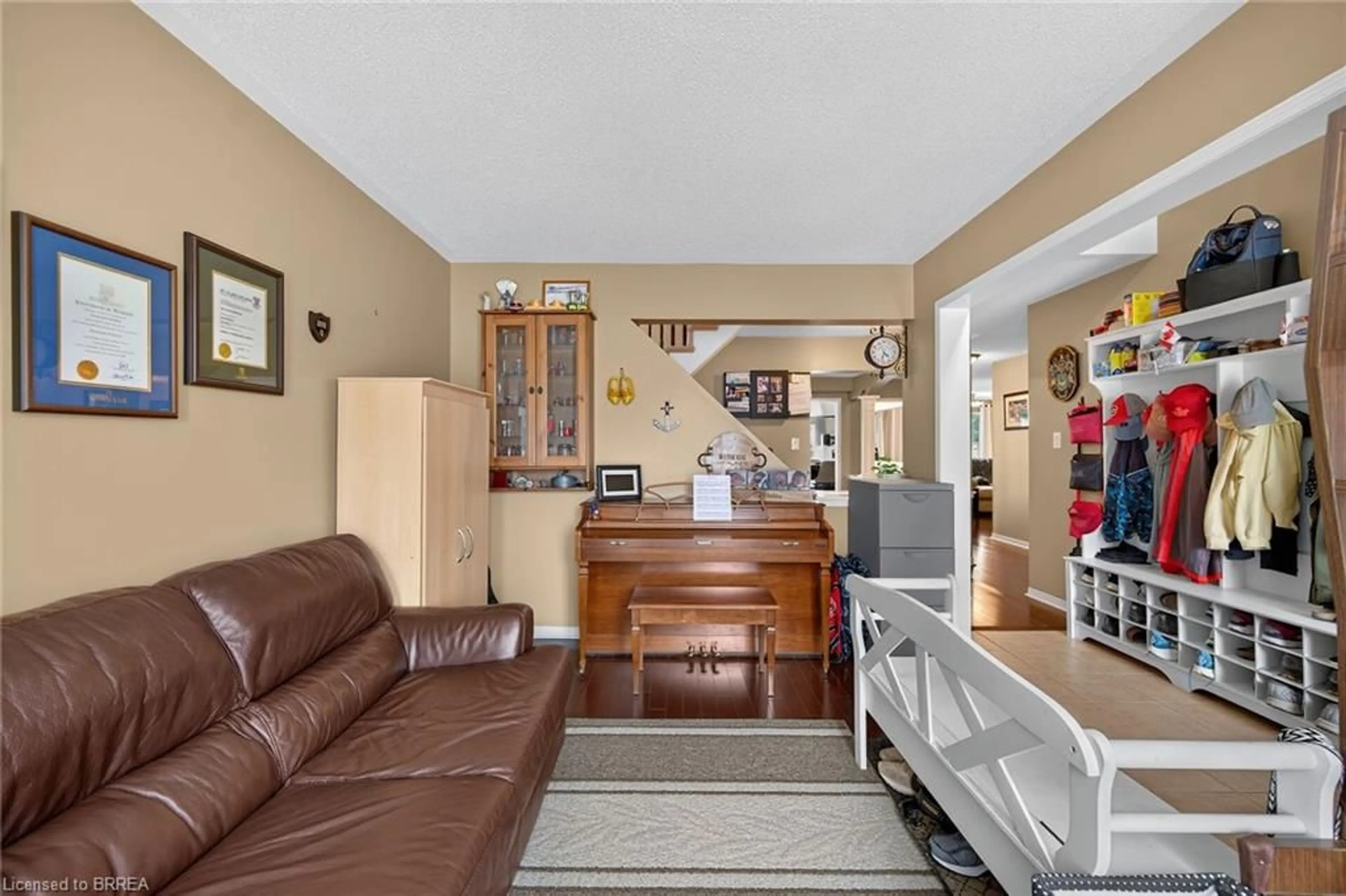 Living room with furniture, unknown for 12 Barrett Ave, Brantford Ontario N3S 0B2