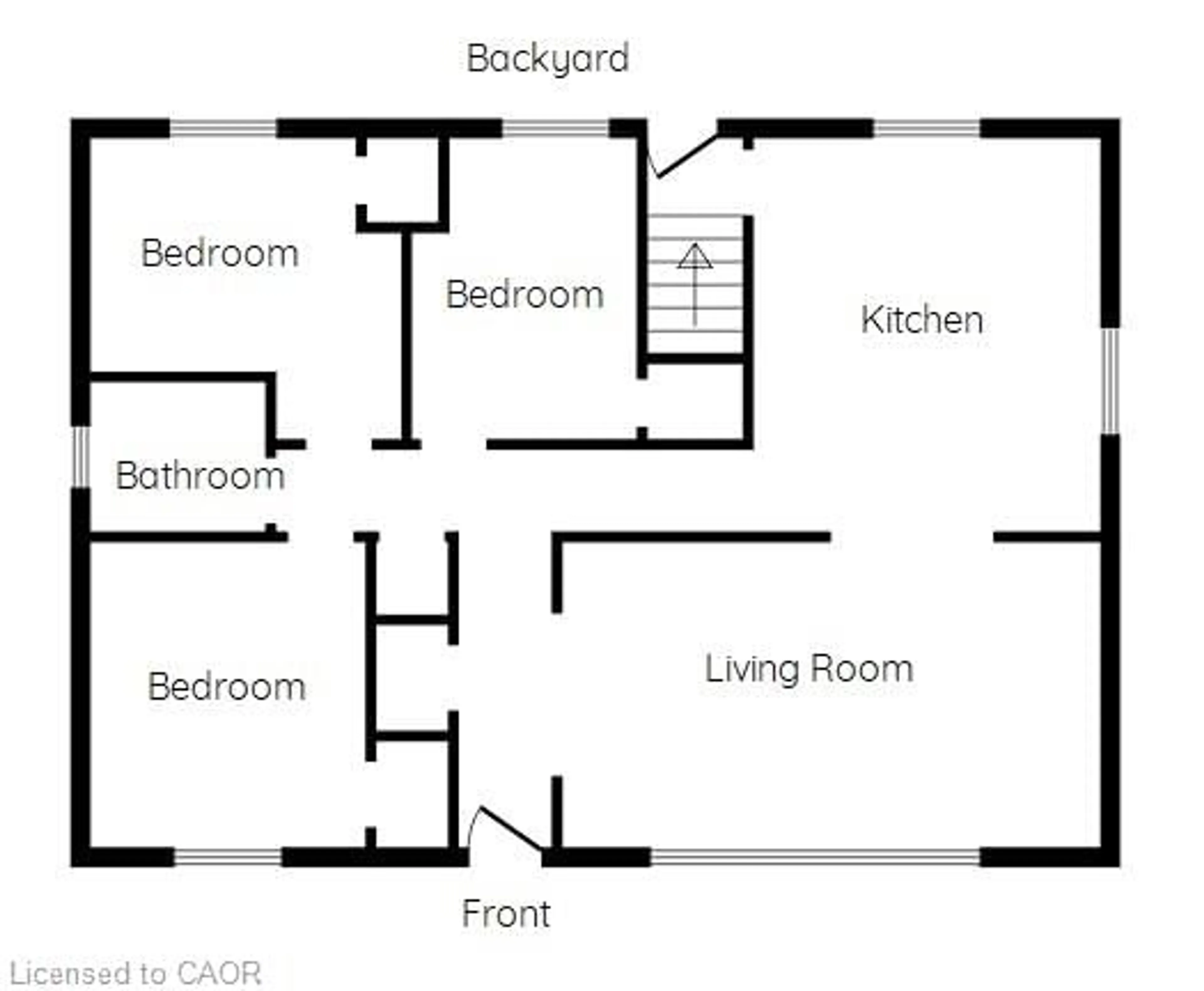 Floor plan for 107 West 32nd St, Hamilton Ontario L9C 5G8