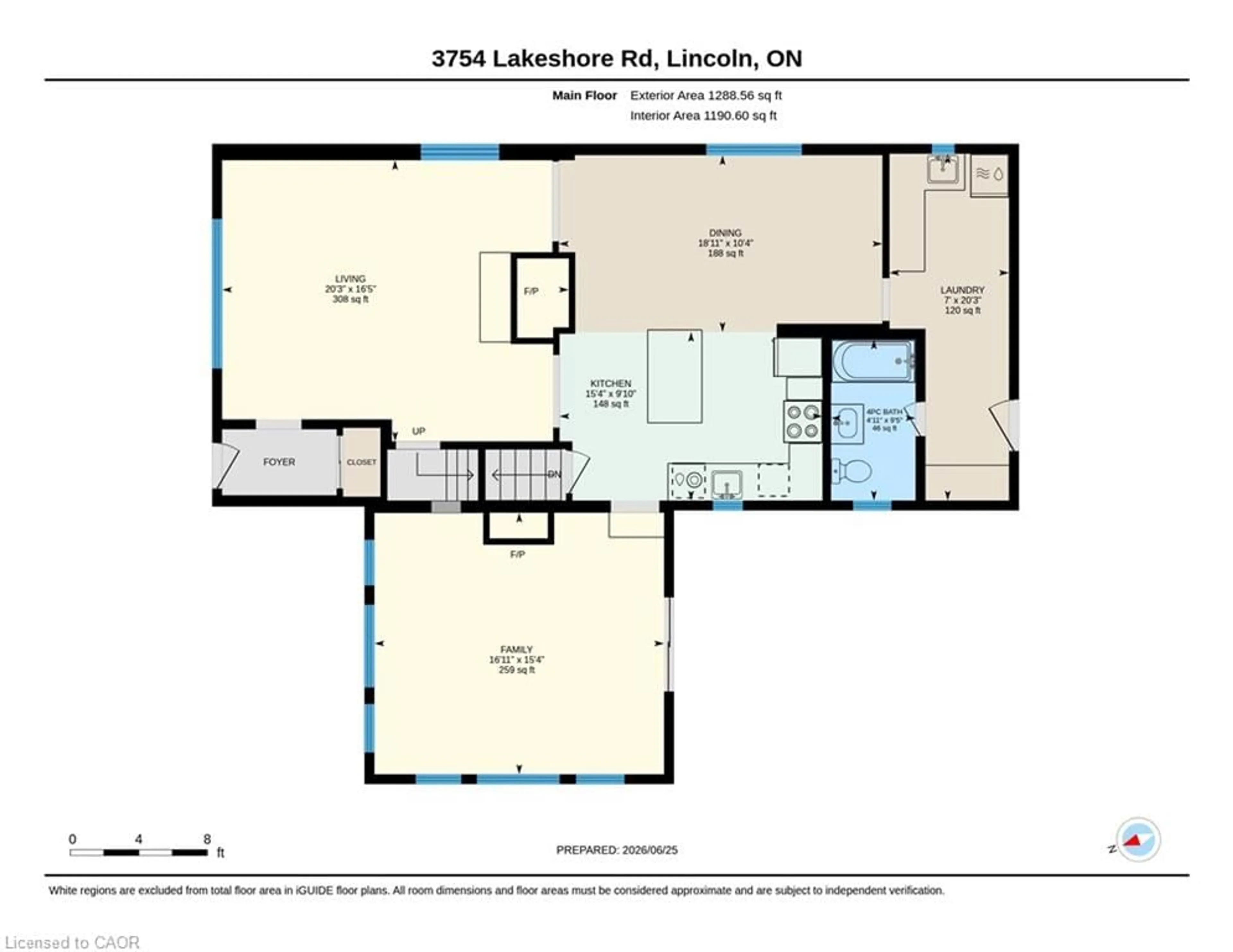 Floor plan for 3754 Lakeshore Rd, Lincoln Ontario L3J 0X2