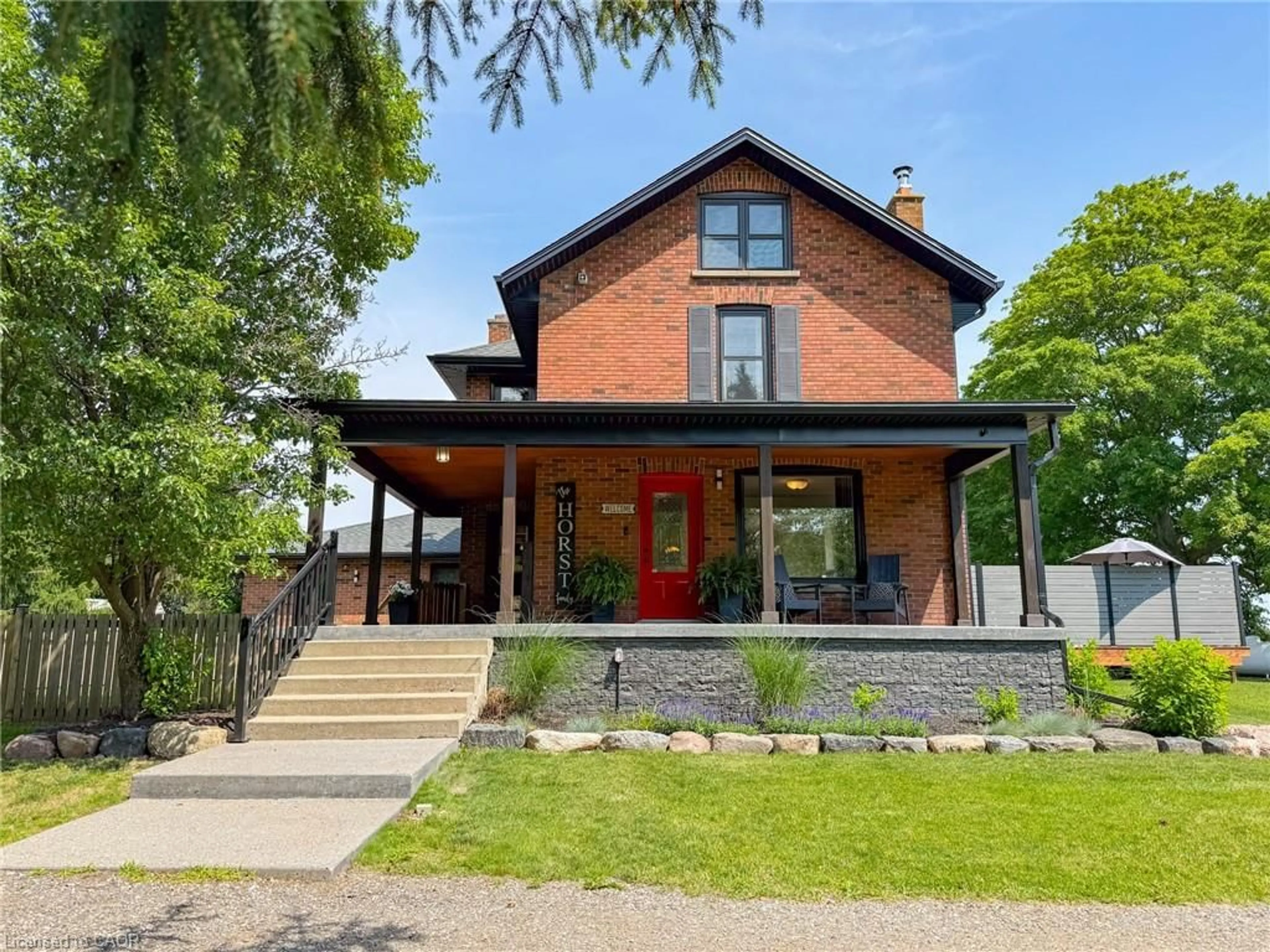 Home with brick exterior material, street for 86 Third Concession Rd, Burford Ontario N0J 1V0