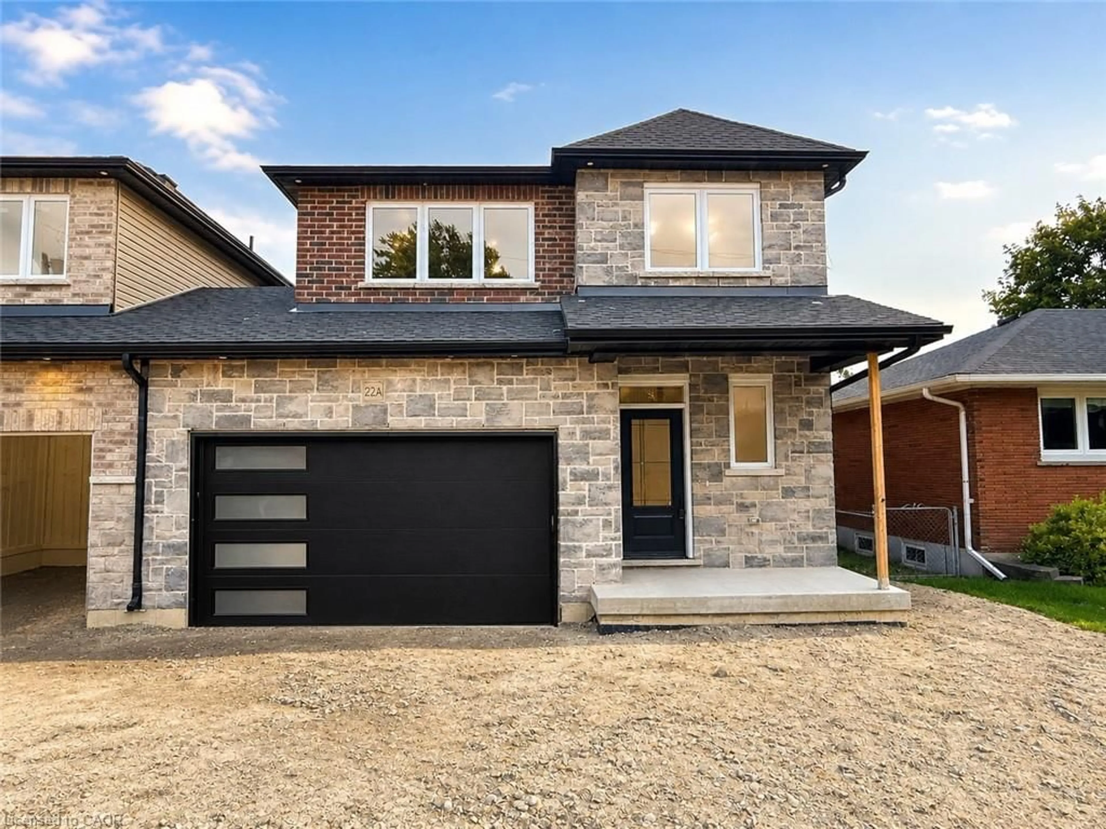 Home with brick exterior material, street for 22-A Alpine Ave, Stoney Creek Ontario L9A 1A5