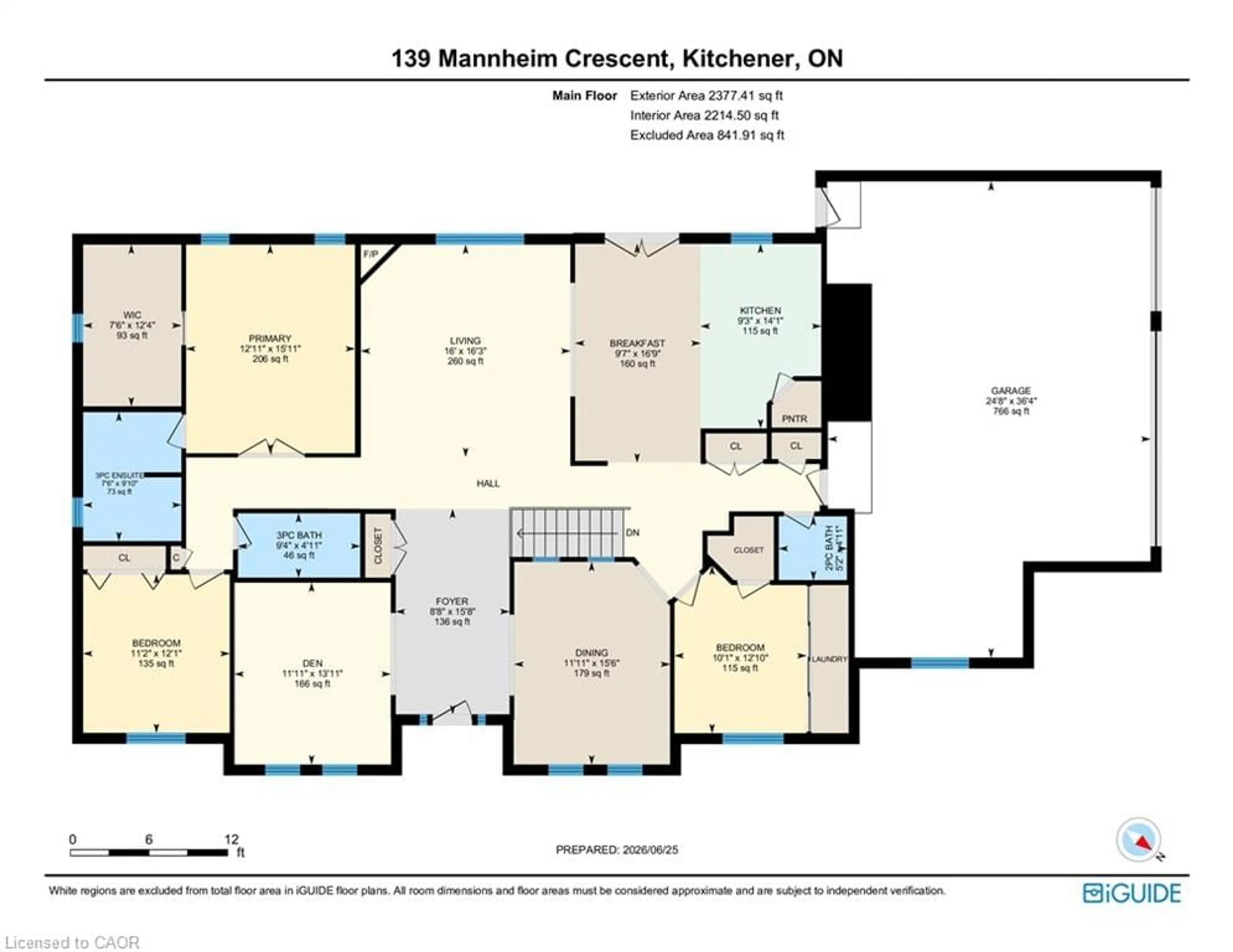 Floor plan for 139 Mannheim Cres, Mannheim Ontario N0B 2H0