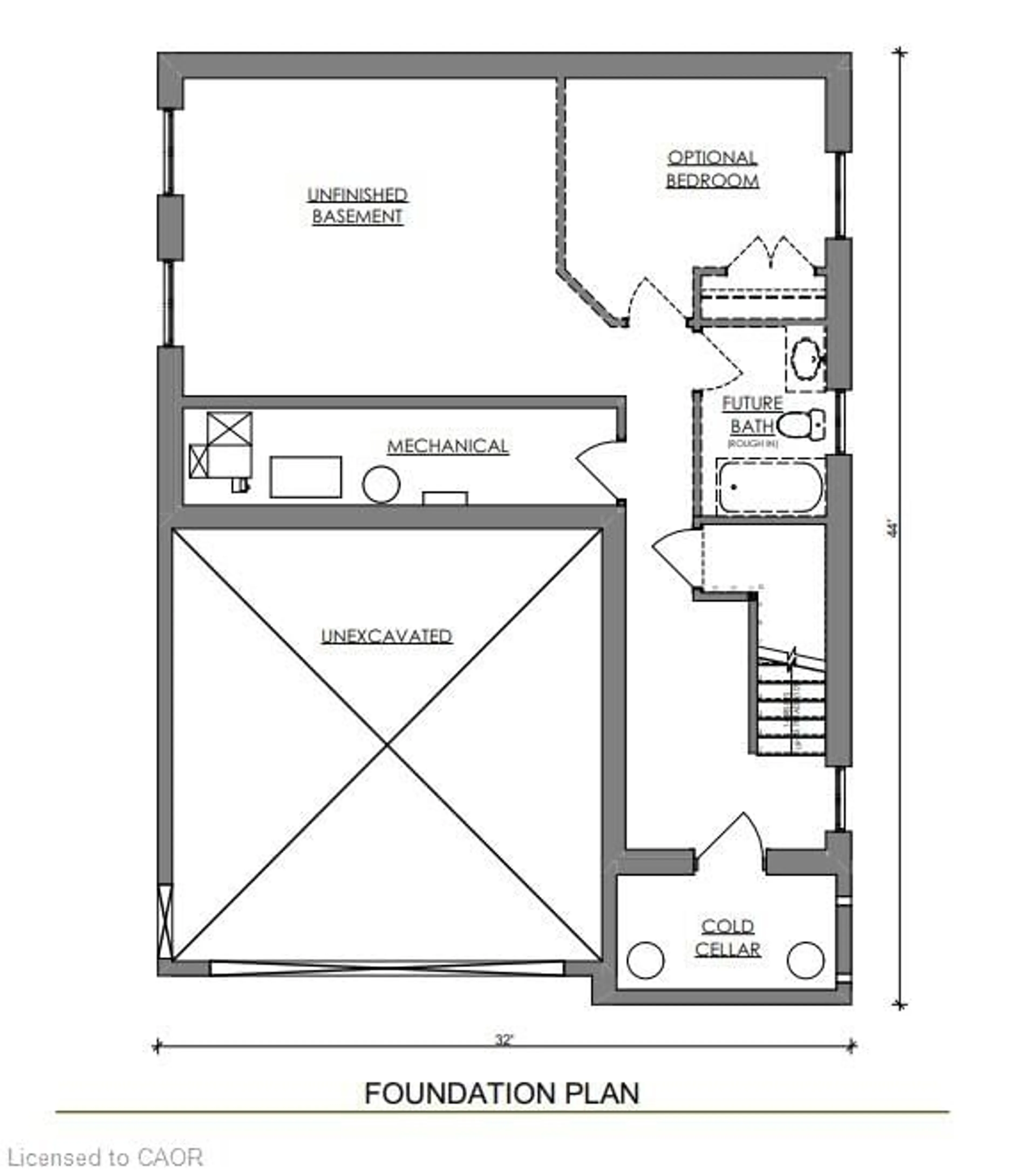 Floor plan for 292 Jane St, Palmerston Ontario N0G 2P0