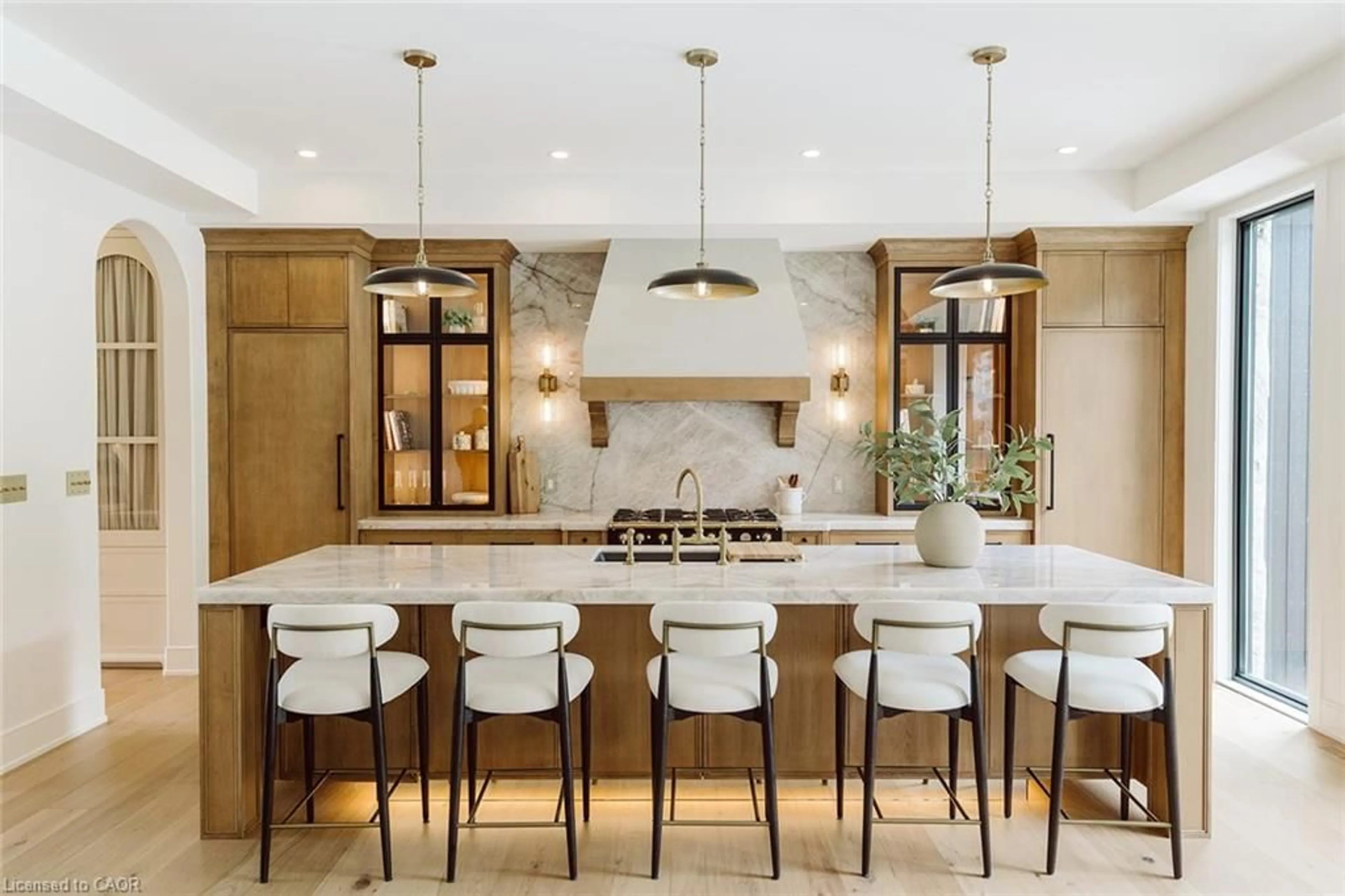 Contemporary kitchen, ceramic/tile floor for 2 Bridlewood Cres, Kitchener Ontario N2C 2S4