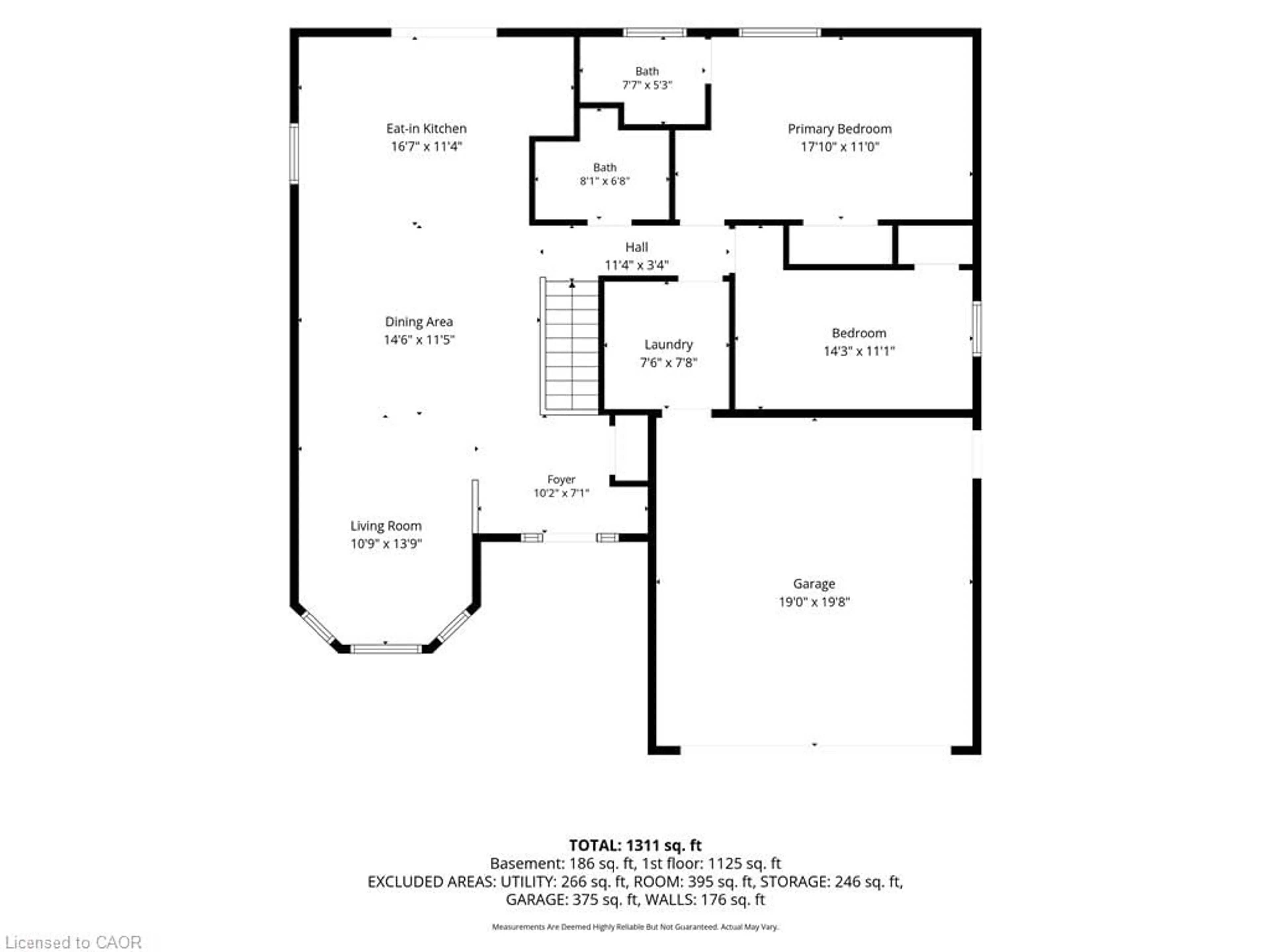 Floor plan for 13 Pine Ridge Cres, Port Dover Ontario N0A 1N3