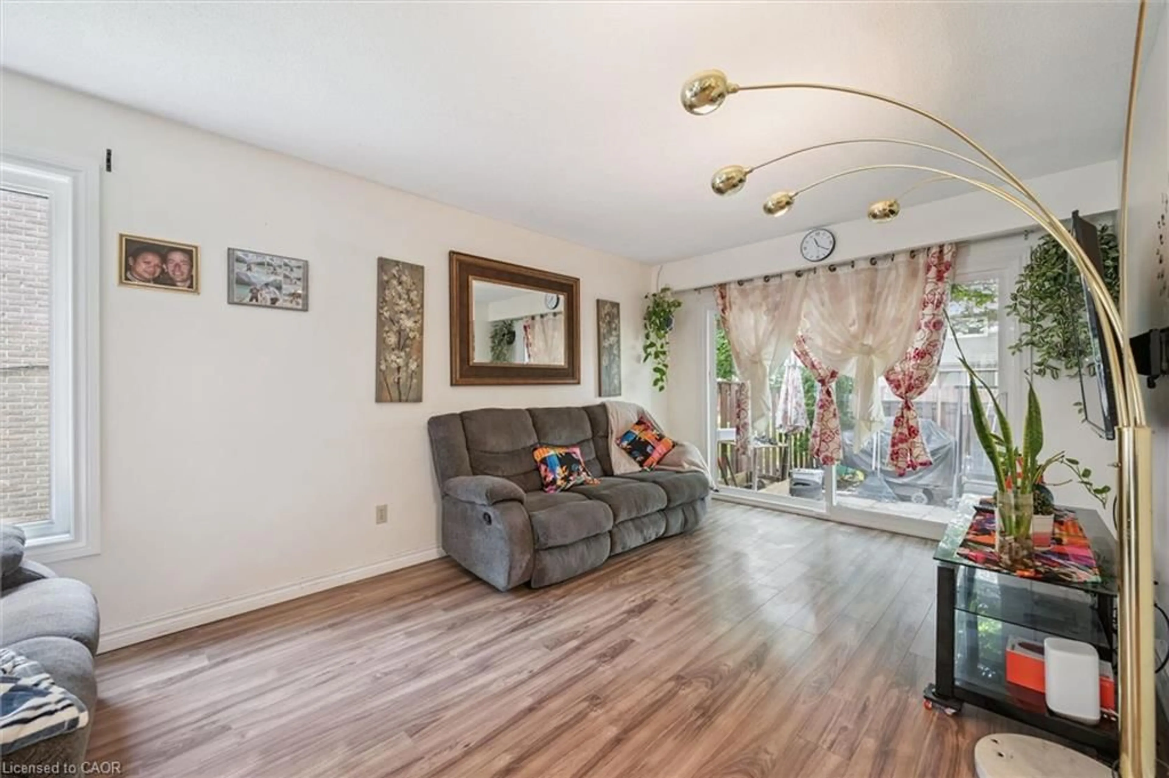 Living room with furniture, unknown for 46 Cedarwoods Cres #53, Kitchener Ontario N2C 2L7
