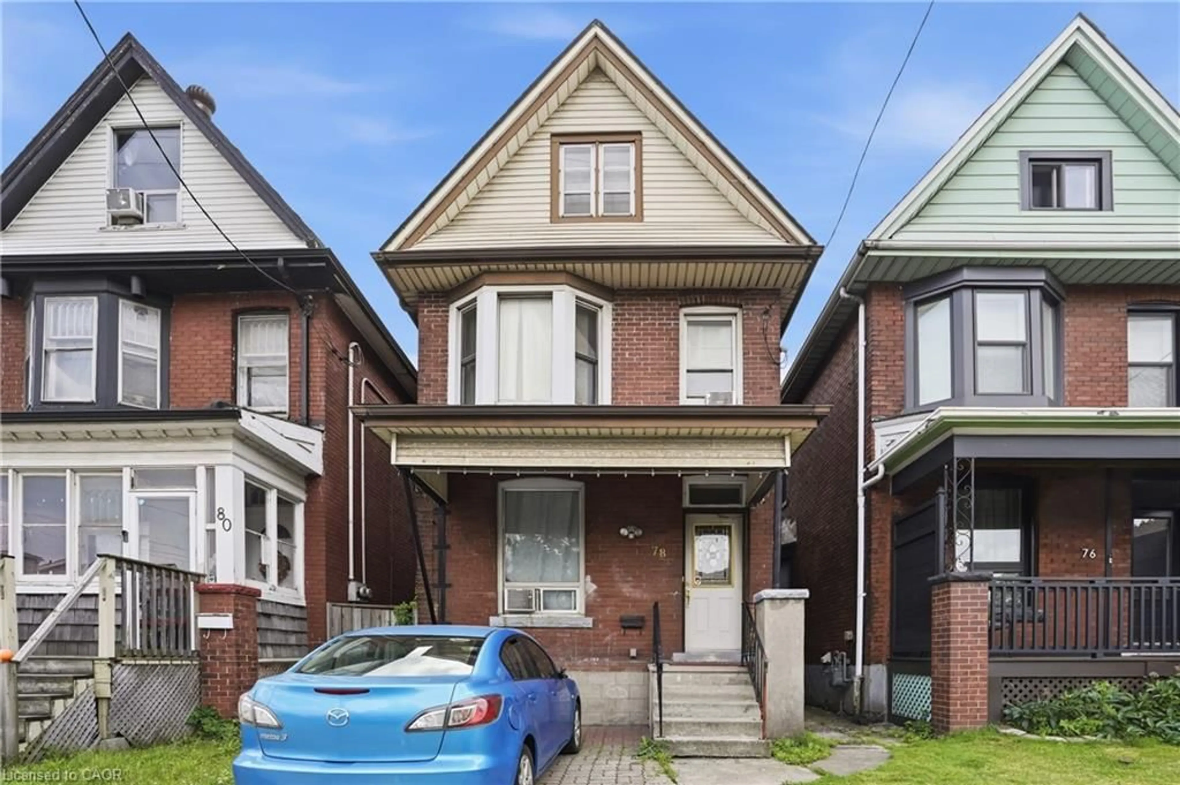 Home with brick exterior material, street for 78 Campbell Ave, Hamilton Ontario L8L 2N4